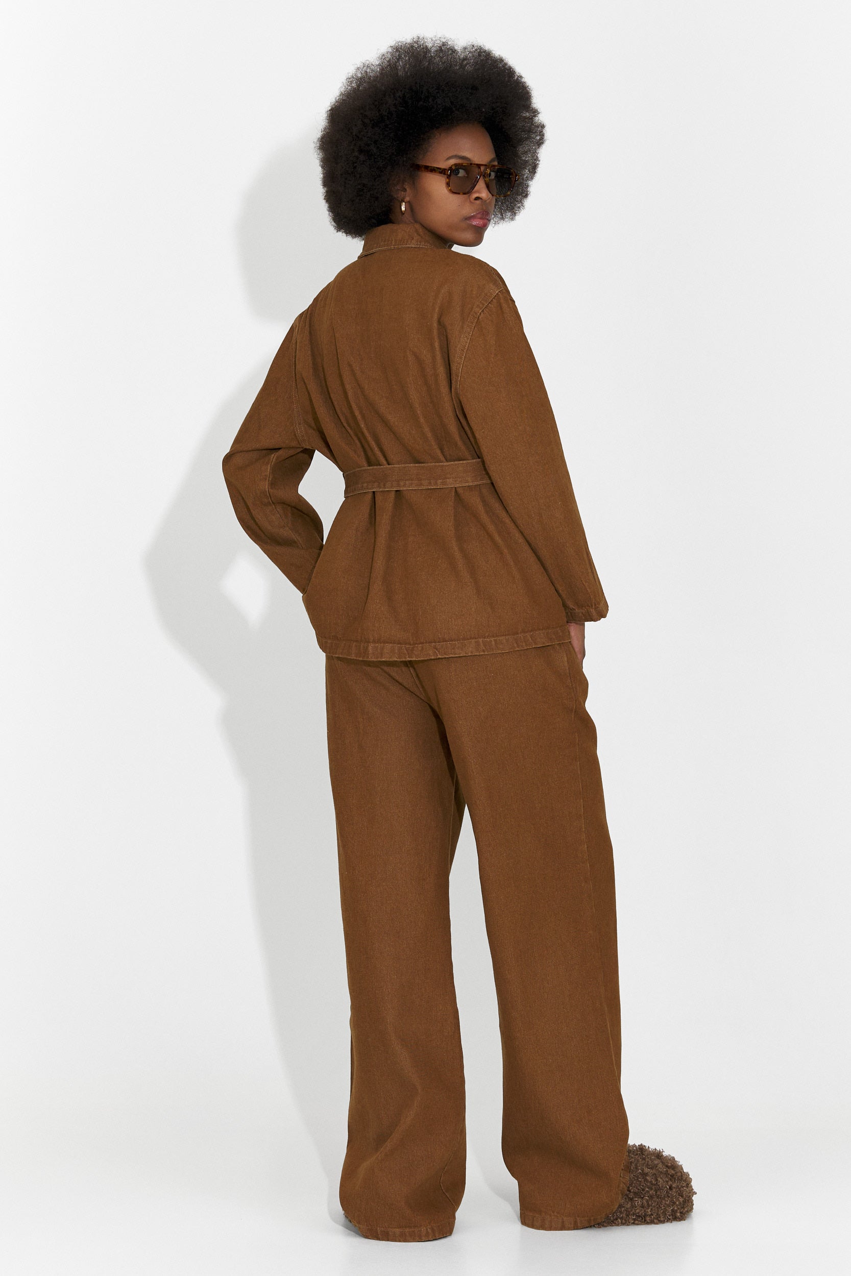 Compleu dama casual maro Isabele Bogas