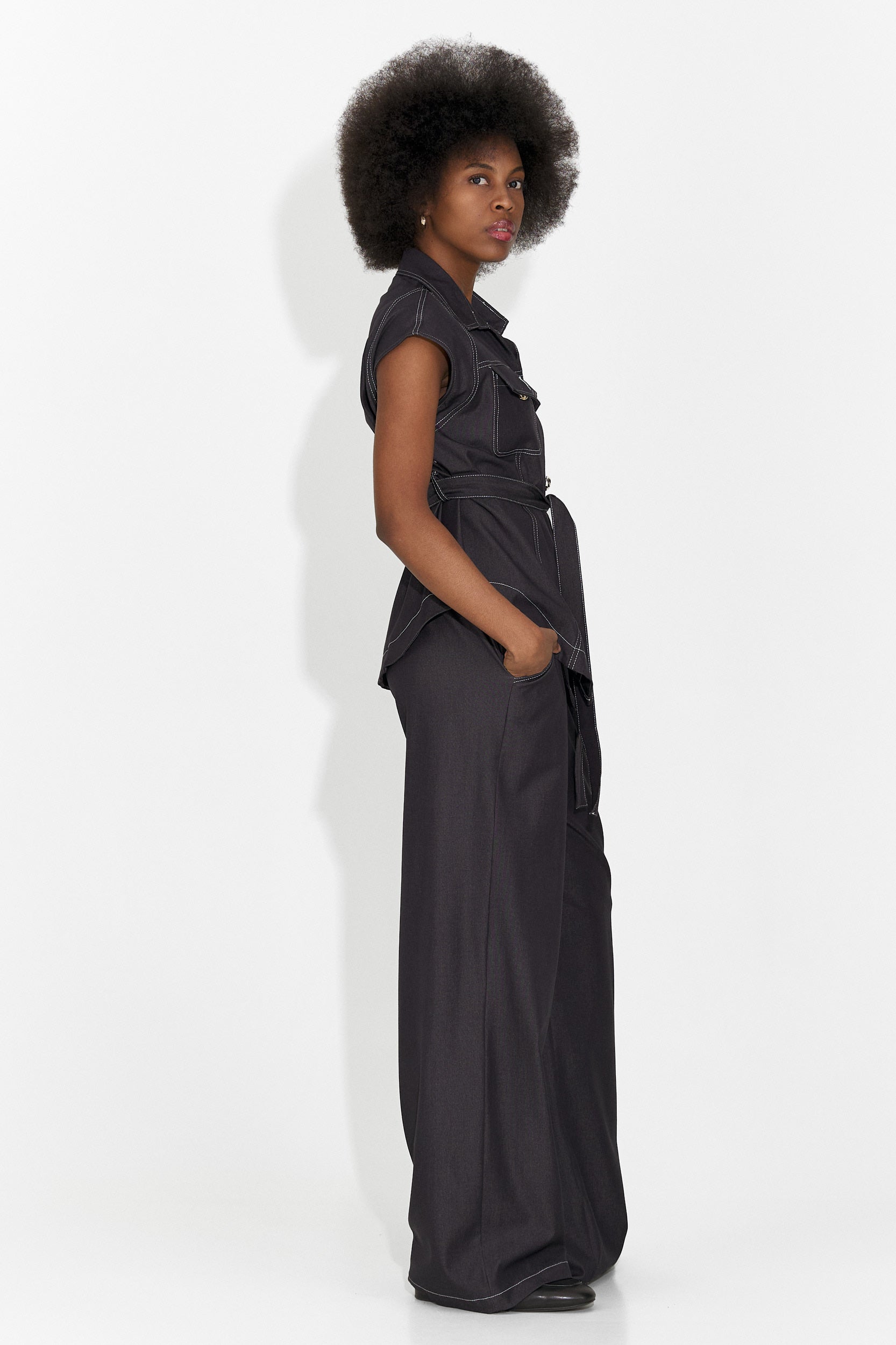 Compleu dama casual negru Enolia Bogas