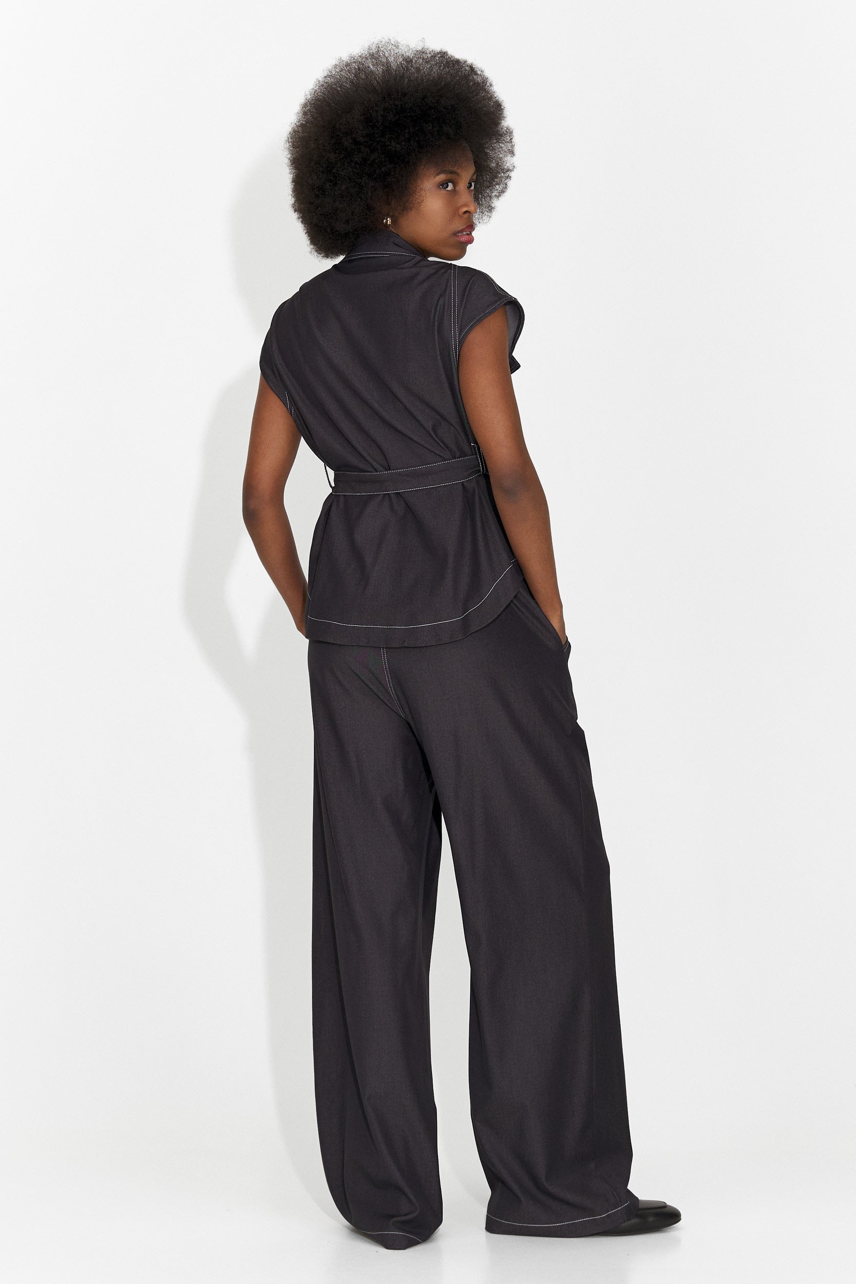 Compleu dama casual negru Enolia Bogas