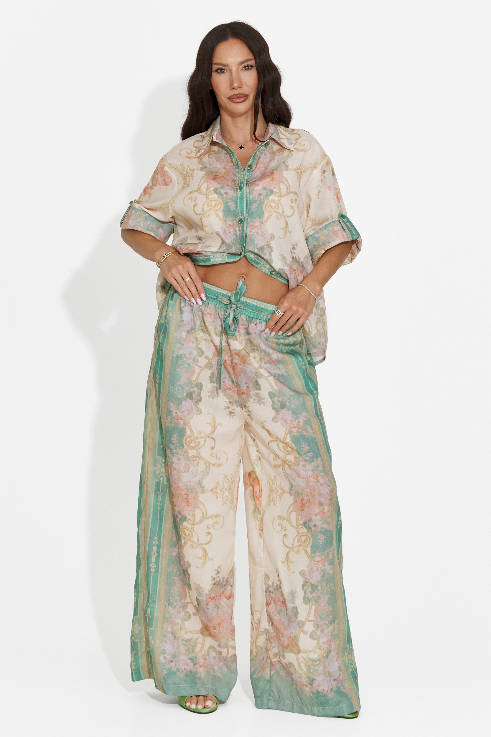 Compleu dama casual verde Nezela Bogas