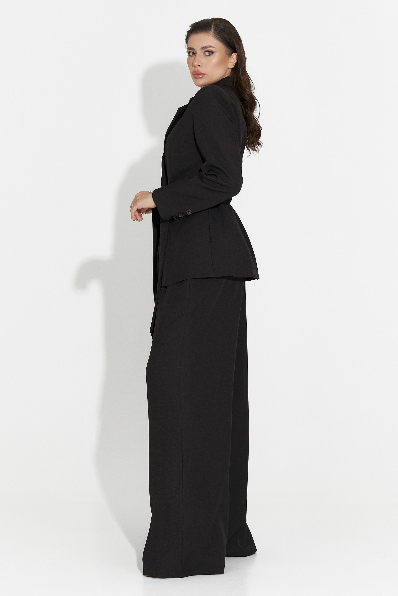 Compleu dama cu pantaloni negru Aydena Bogas