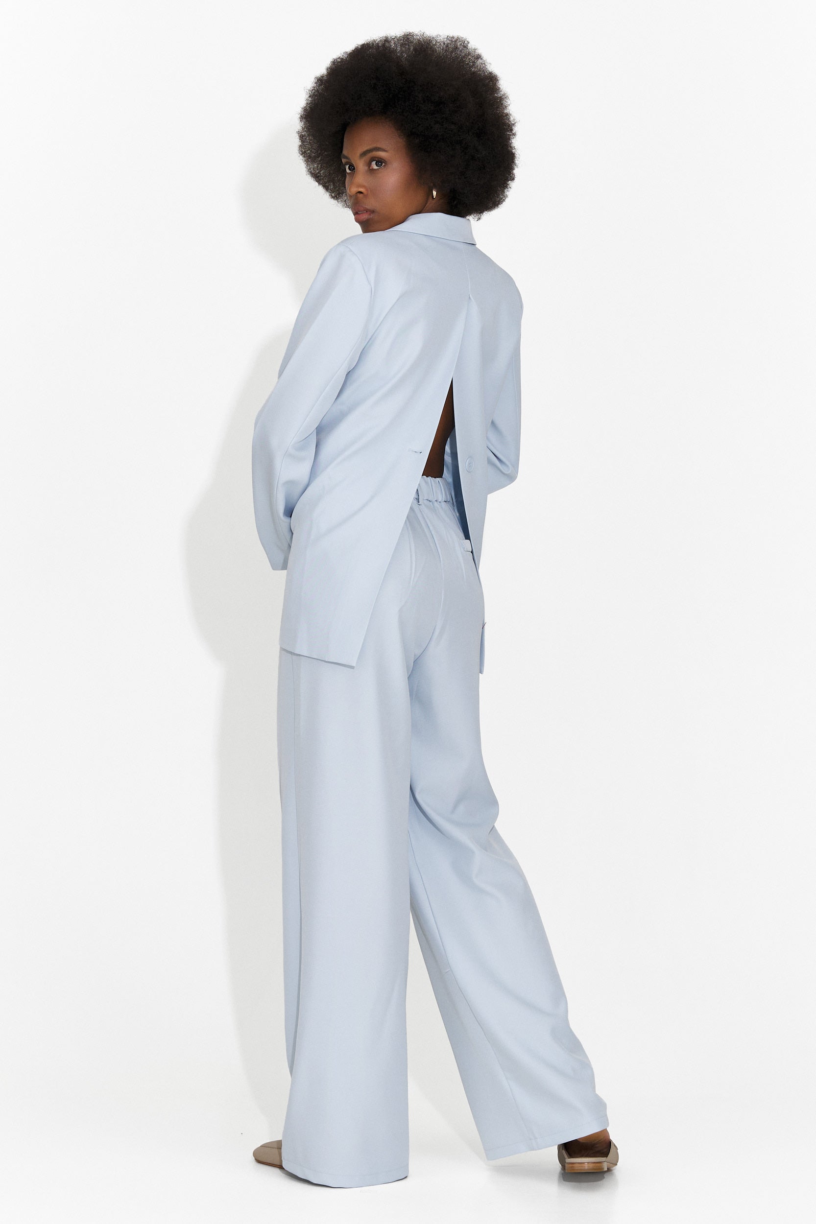 Compleu dama elegant bleu Timelia Bogas