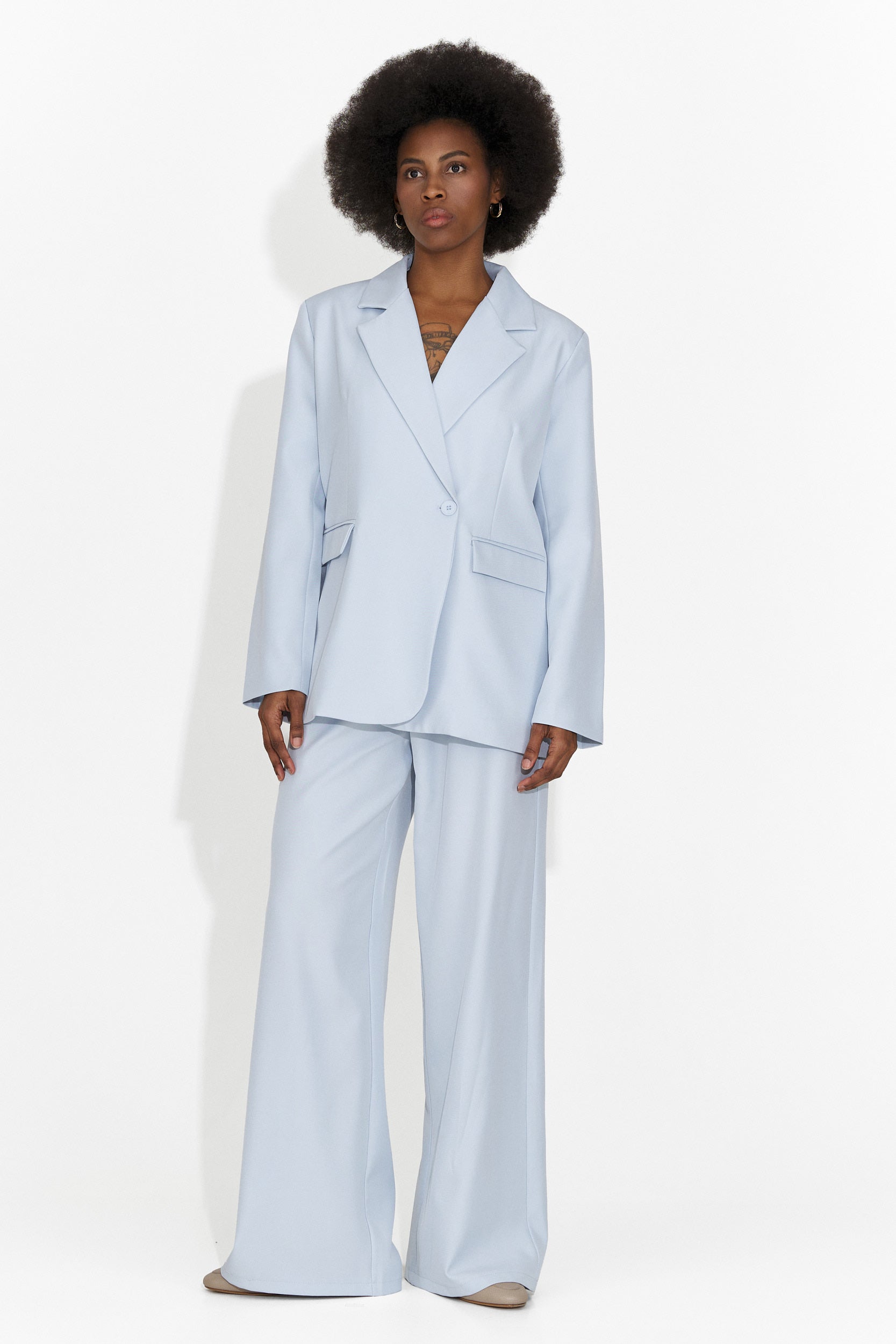 Compleu dama elegant bleu Timelia Bogas