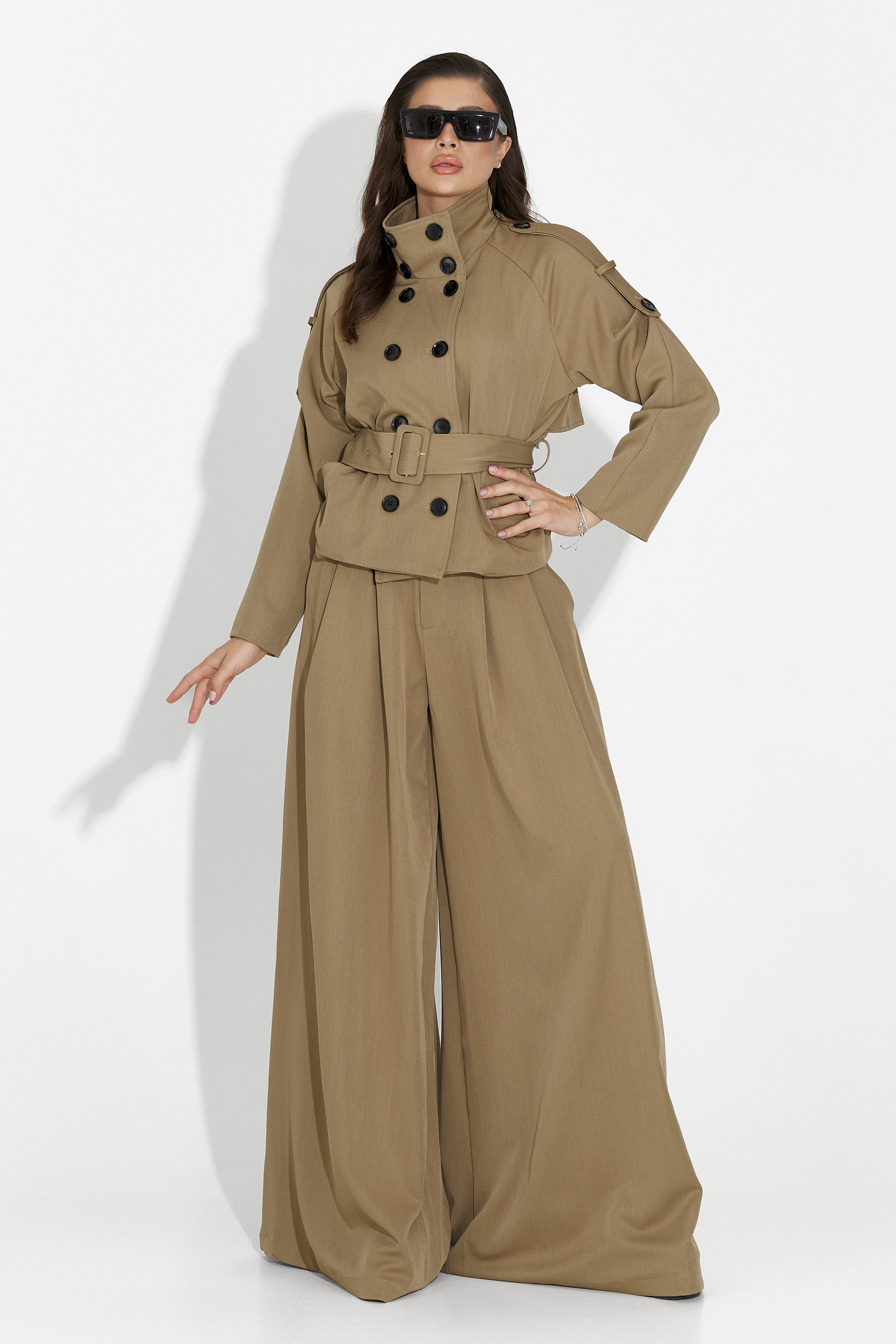 Belora Bogas Elegant Brown Women's Suit