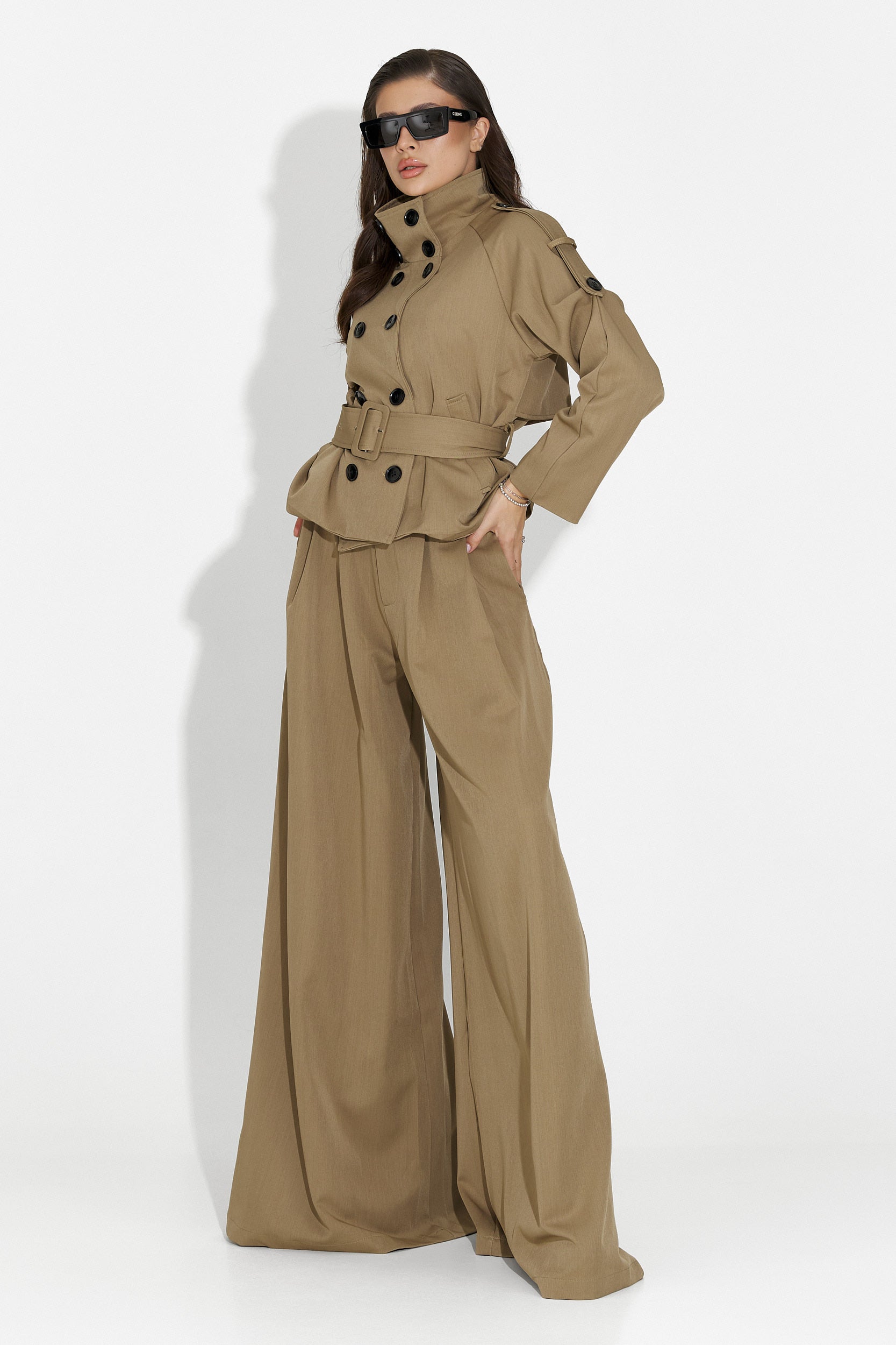 Belora Bogas Elegant Brown Women's Suit