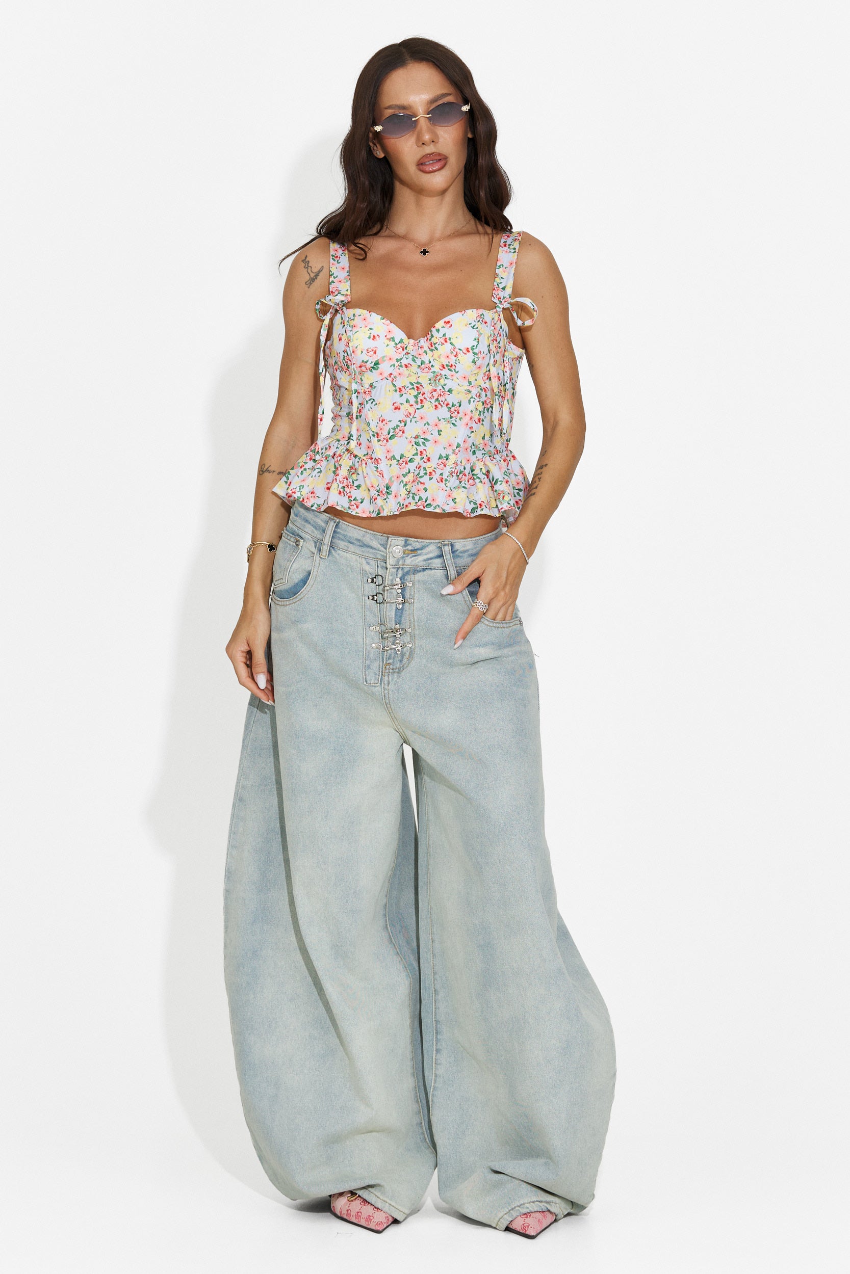 Corset dama casual bleu Izaelya Bogas
