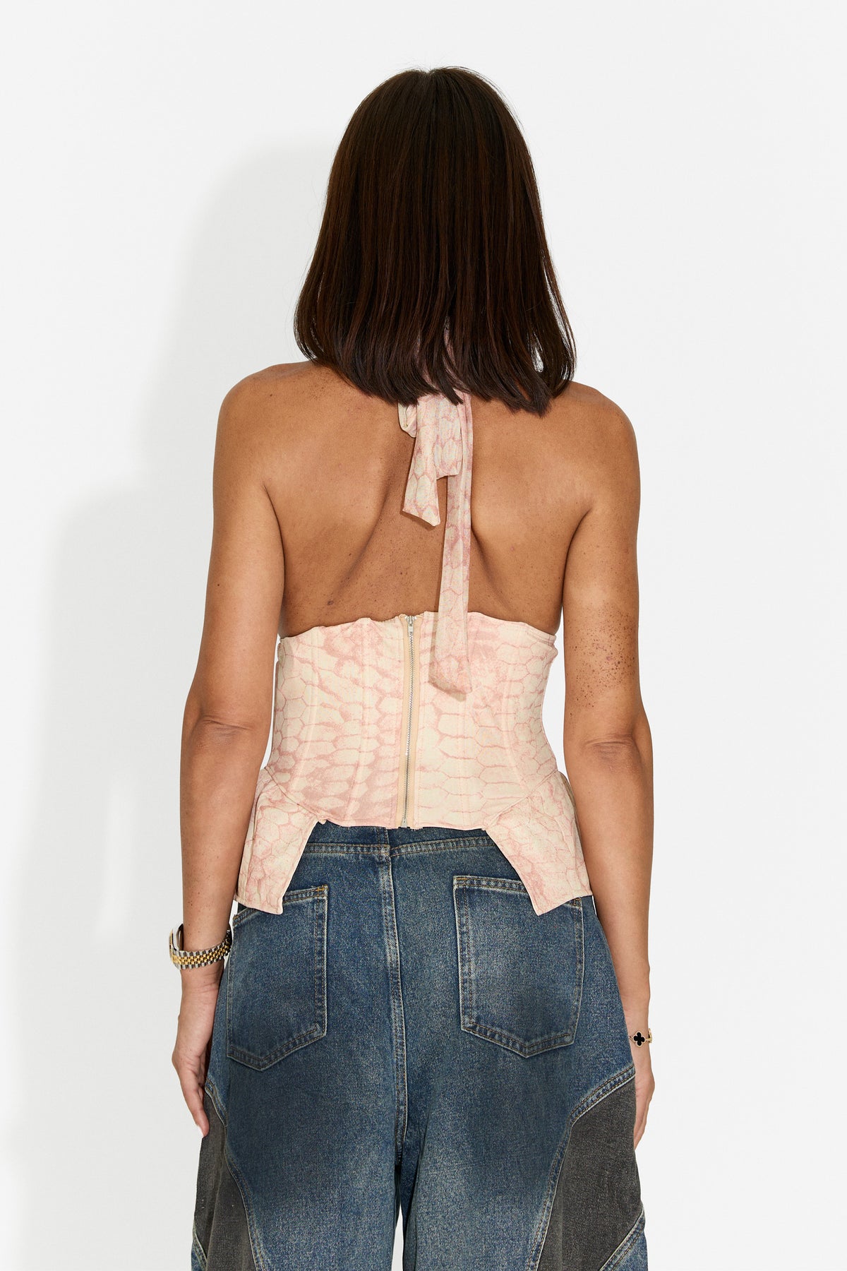 Corset dama elegant bej Market Bogas