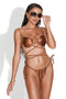 Costum de baie maro Brilya Bogas