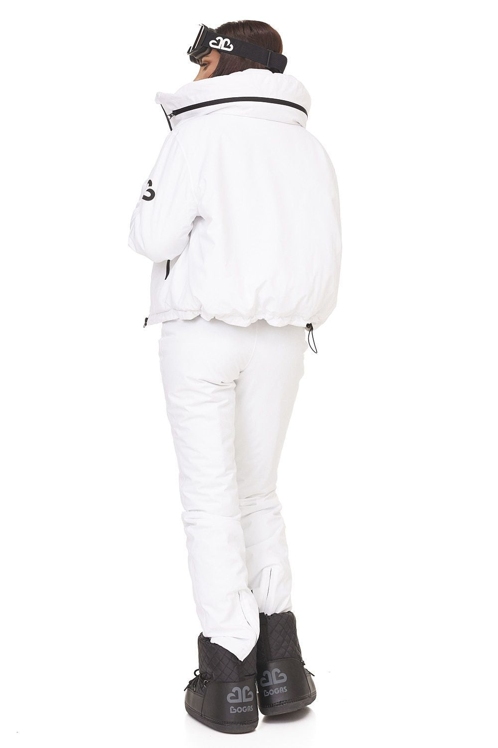 Reasia Bogas White Casual Ski Suit