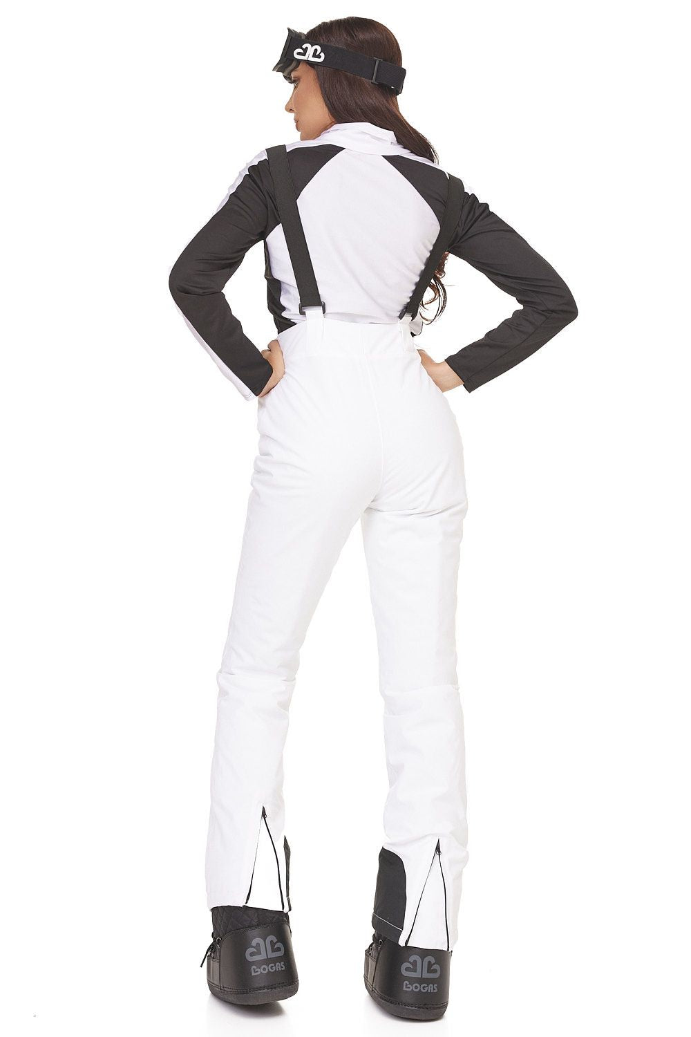Reasia Bogas White Casual Ski Suit