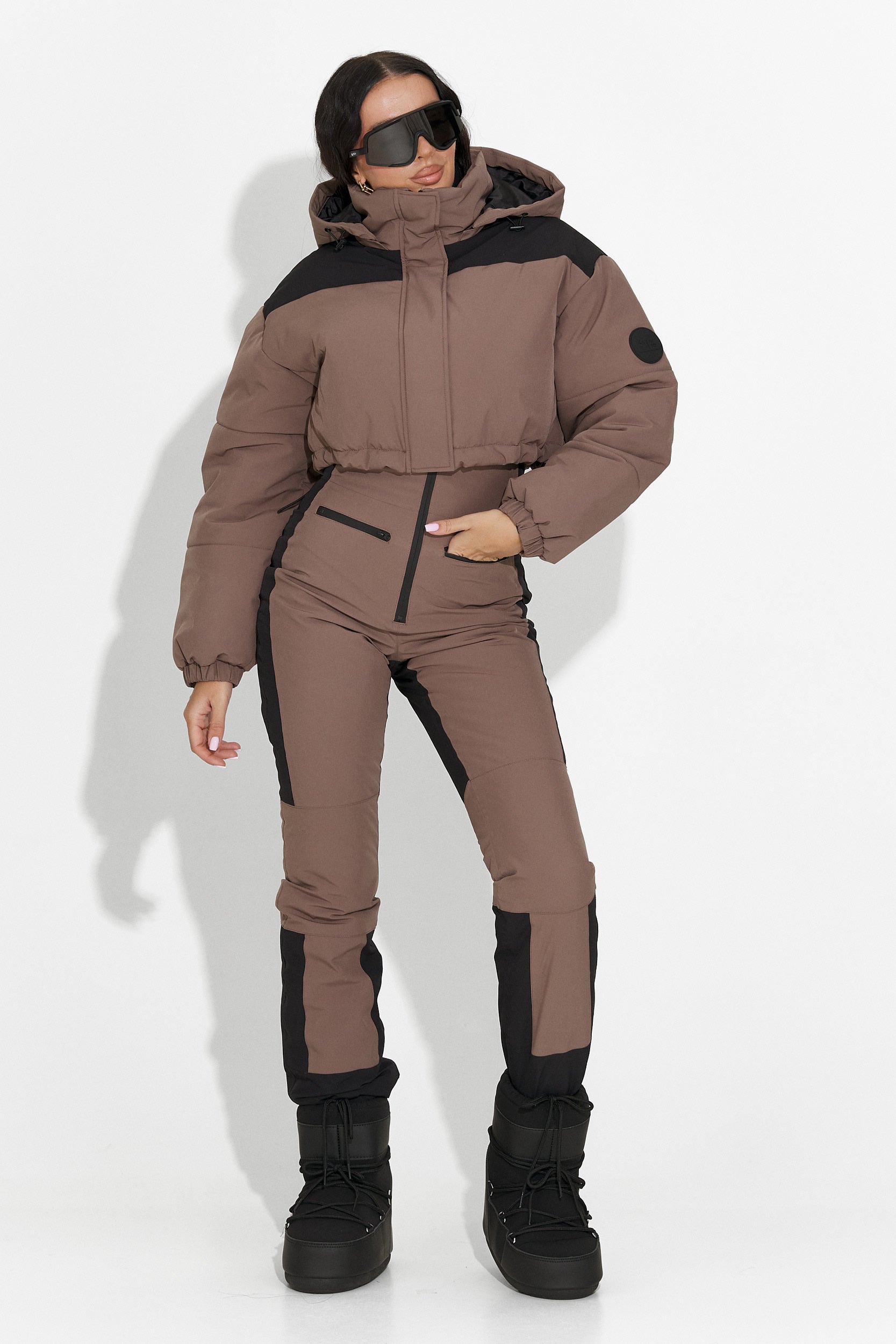 Costum ski casual maro Camelay Bogas