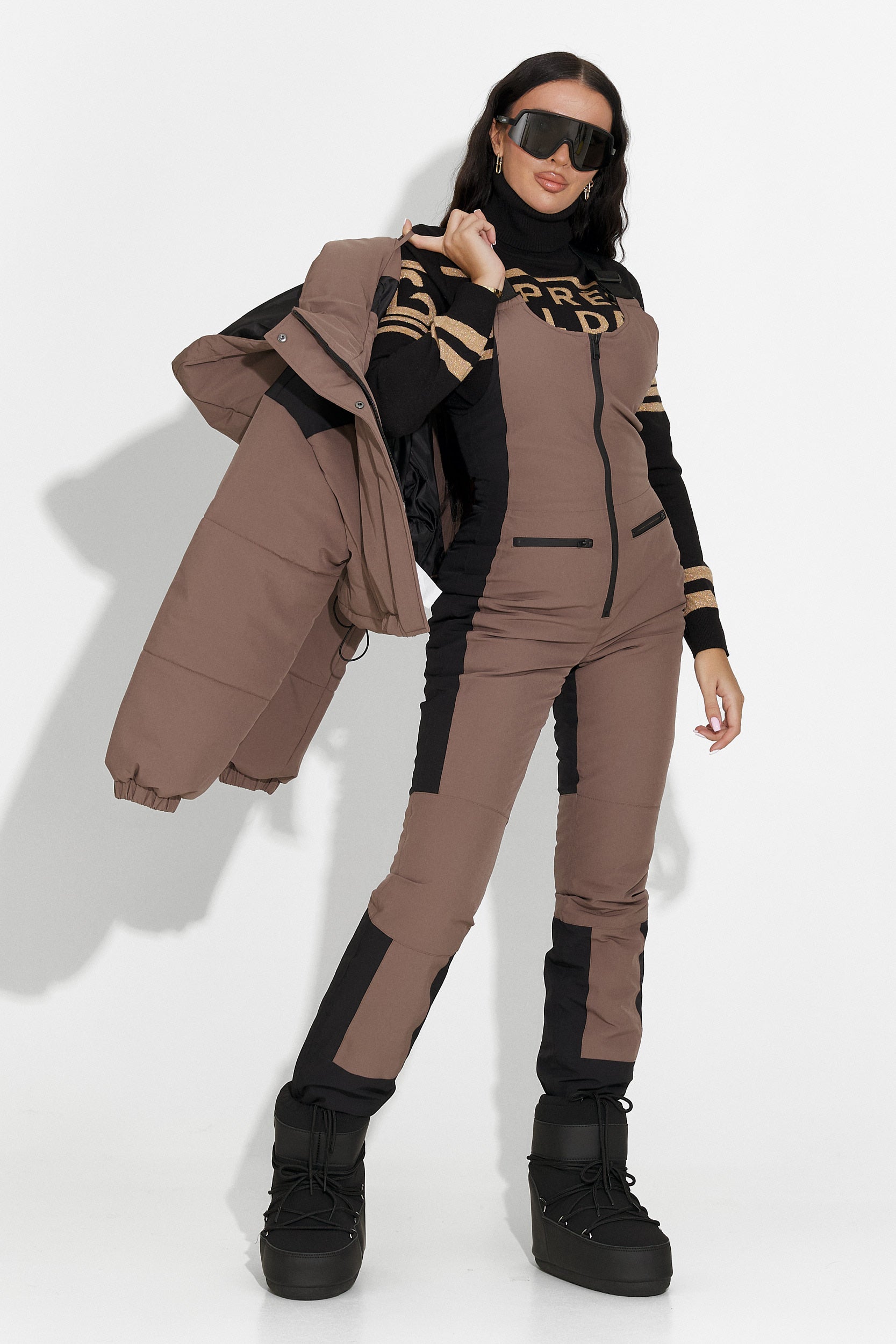 Costum ski casual maro Camelay Bogas