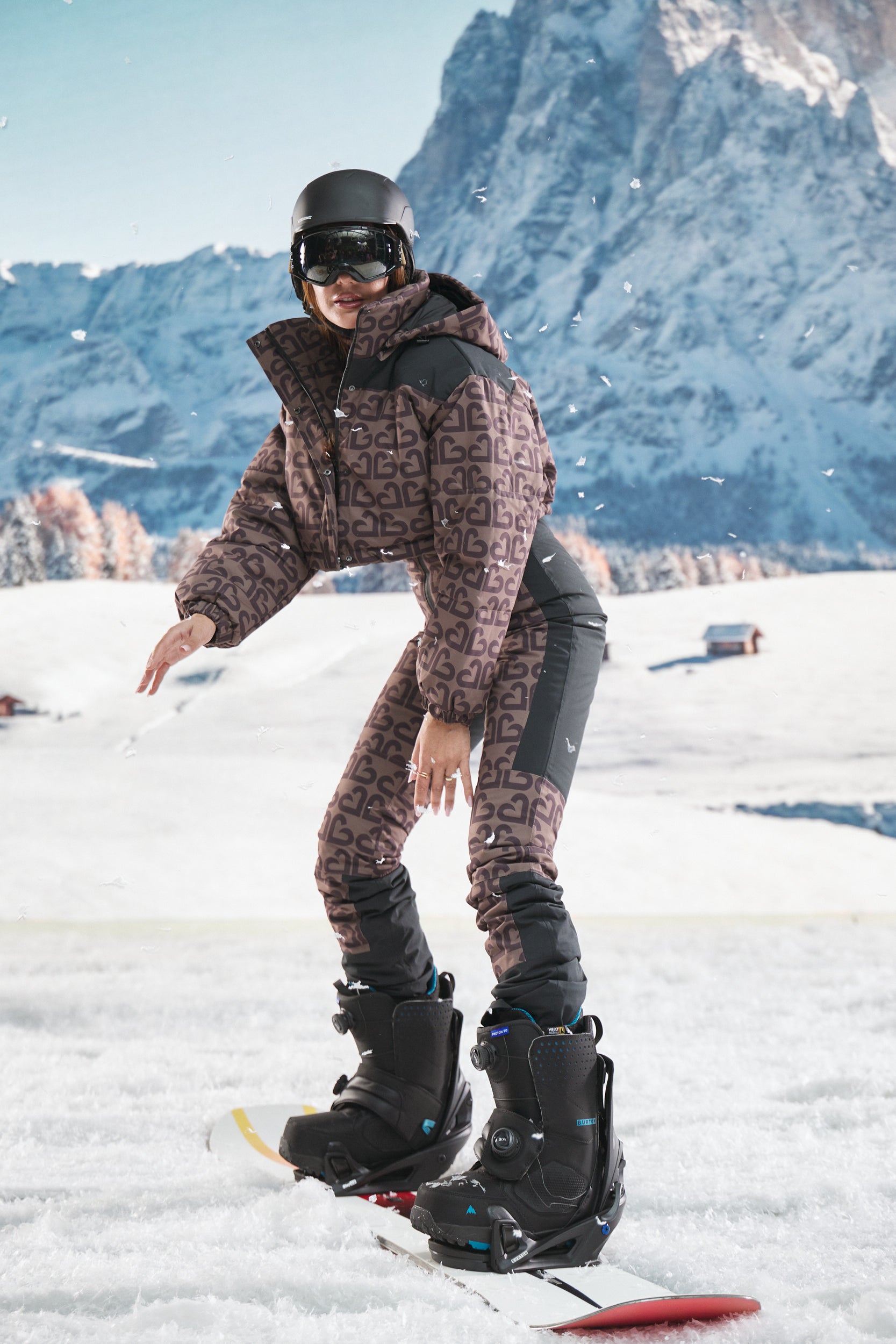 Senileda Bogas Casual Brown Ski Suit
