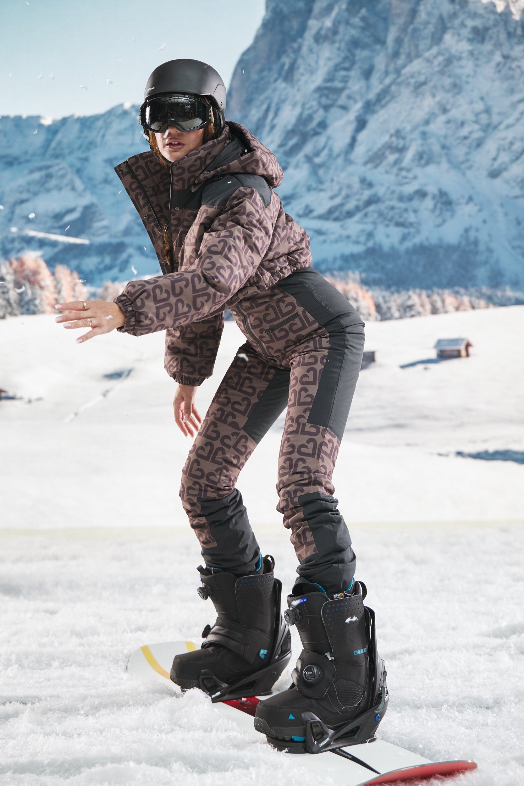 Senileda Bogas Casual Brown Ski Suit