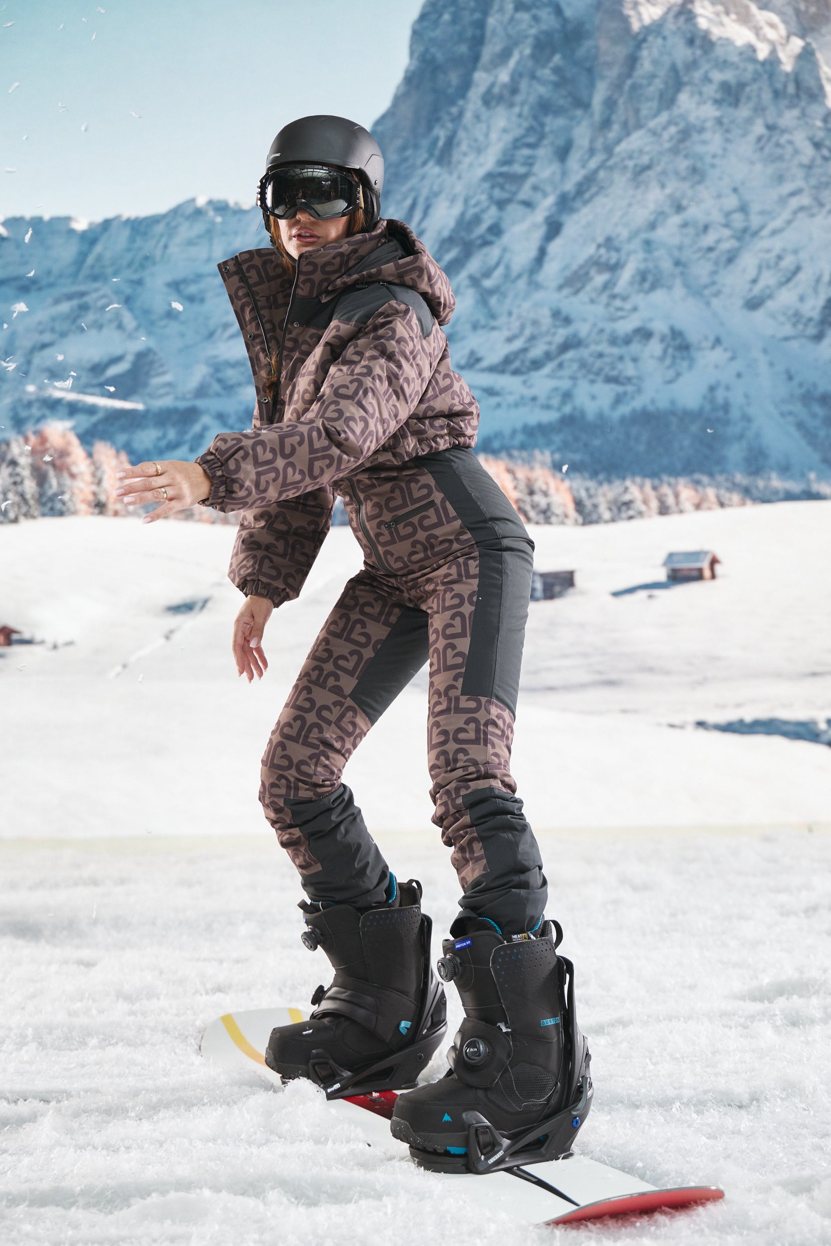 Senileda Bogas Casual Brown Ski Suit