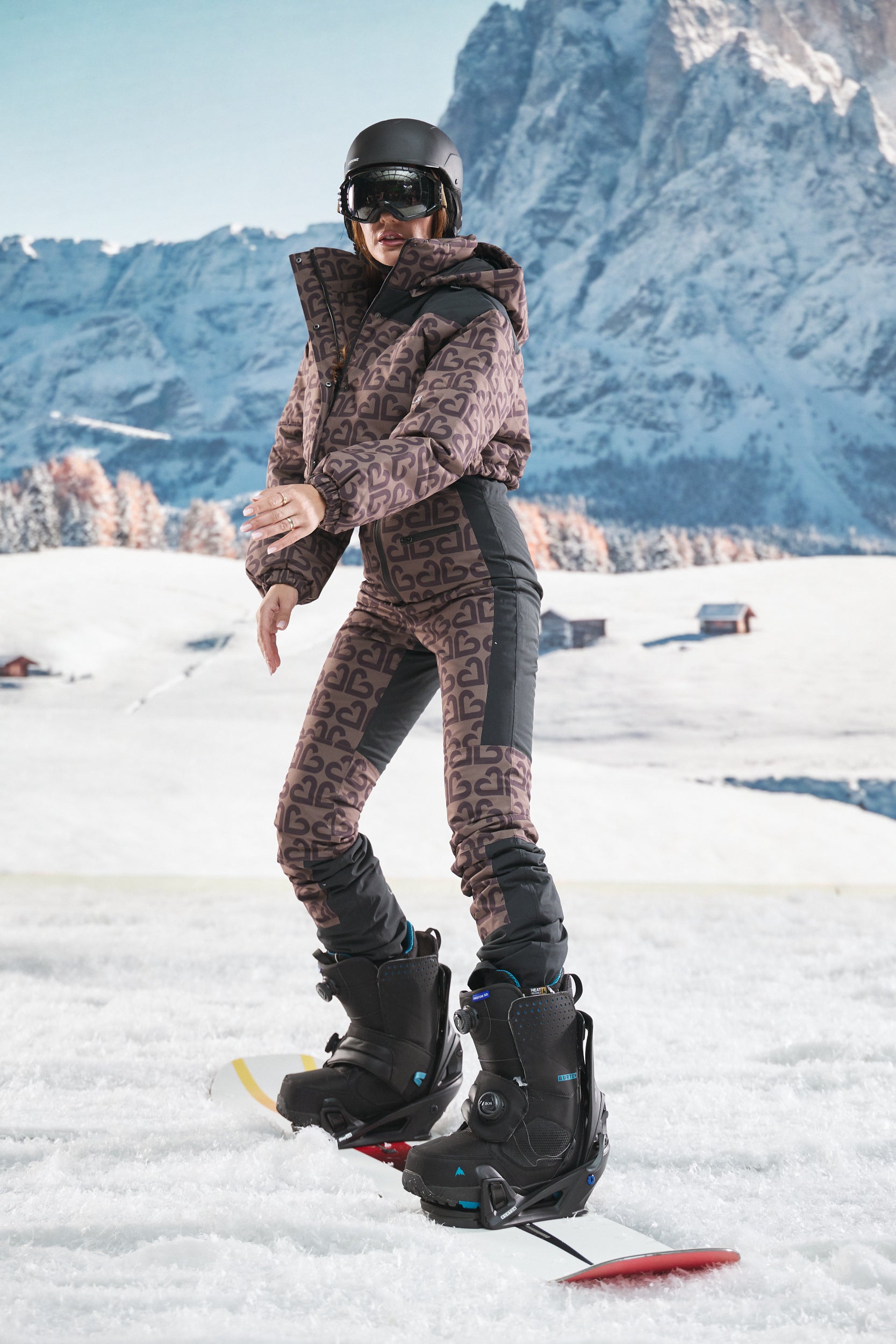 Senileda Bogas Casual Brown Ski Suit