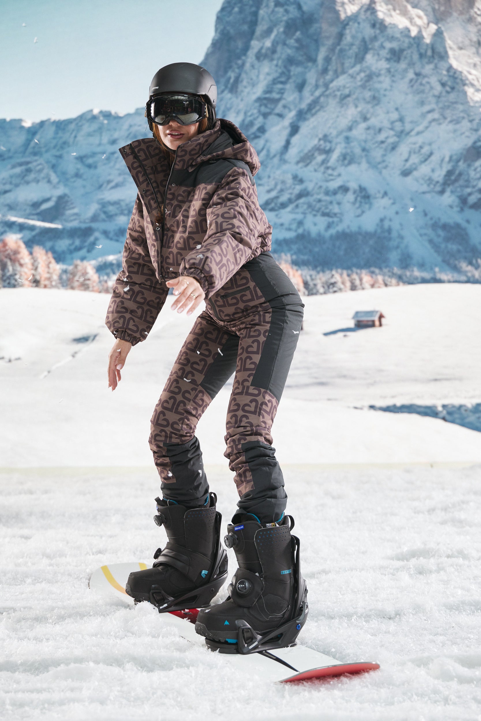 Senileda Bogas Casual Brown Ski Suit