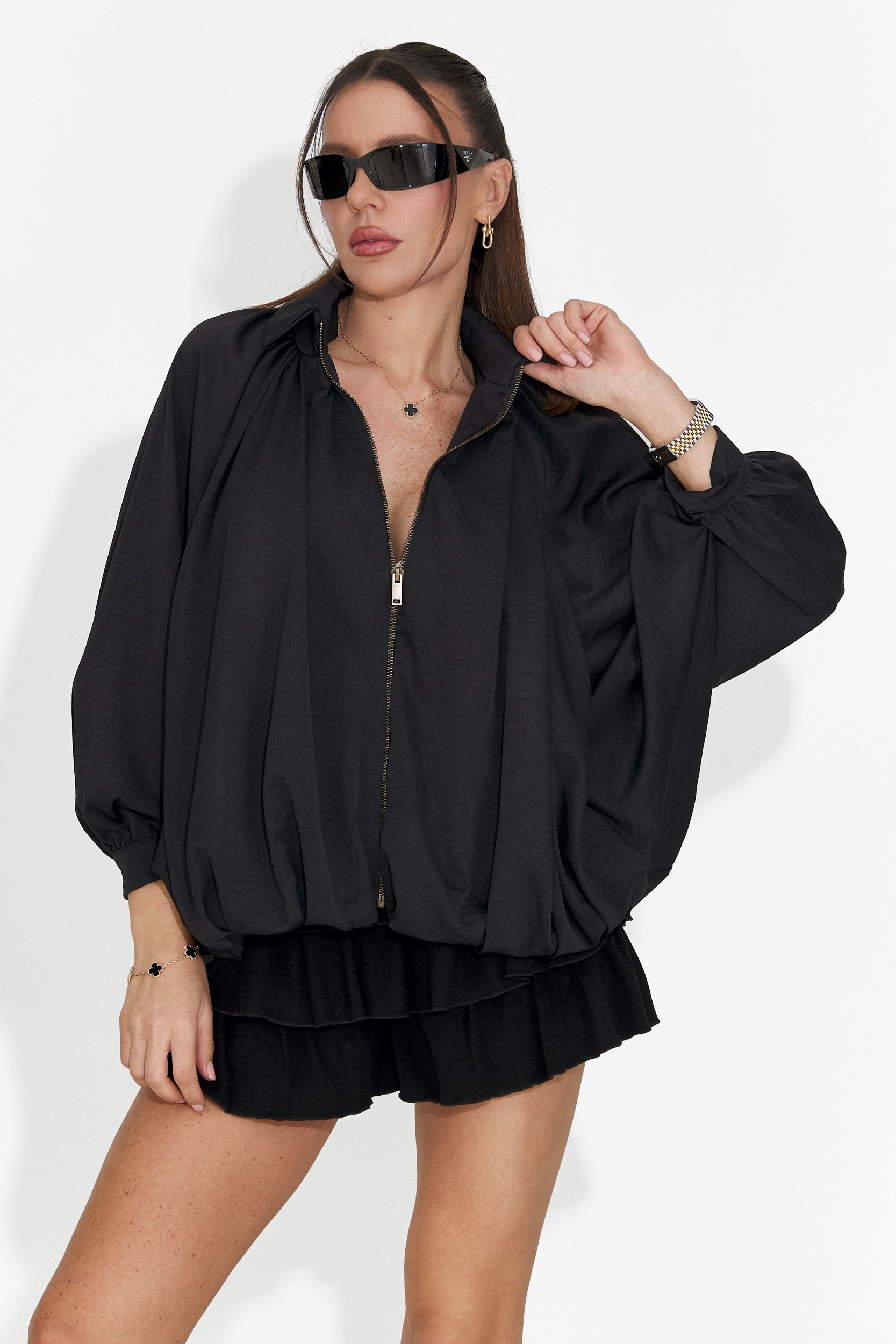 Fusta dama casual neagra Nathaly Bogas