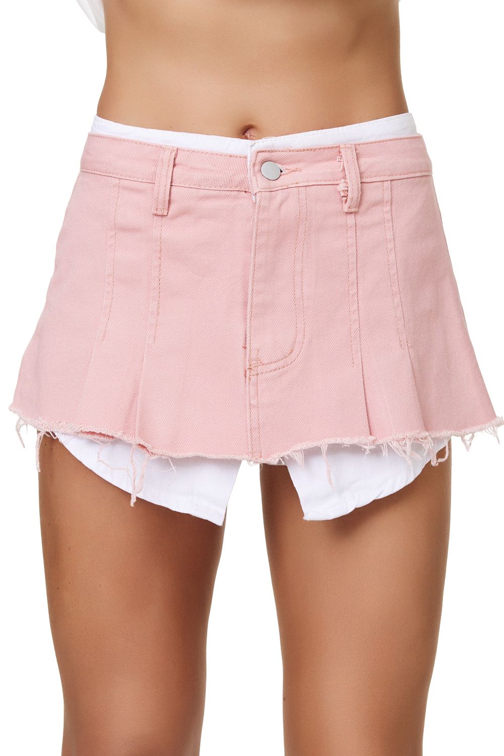 Pink casual pants skirt by Olsen Bogas