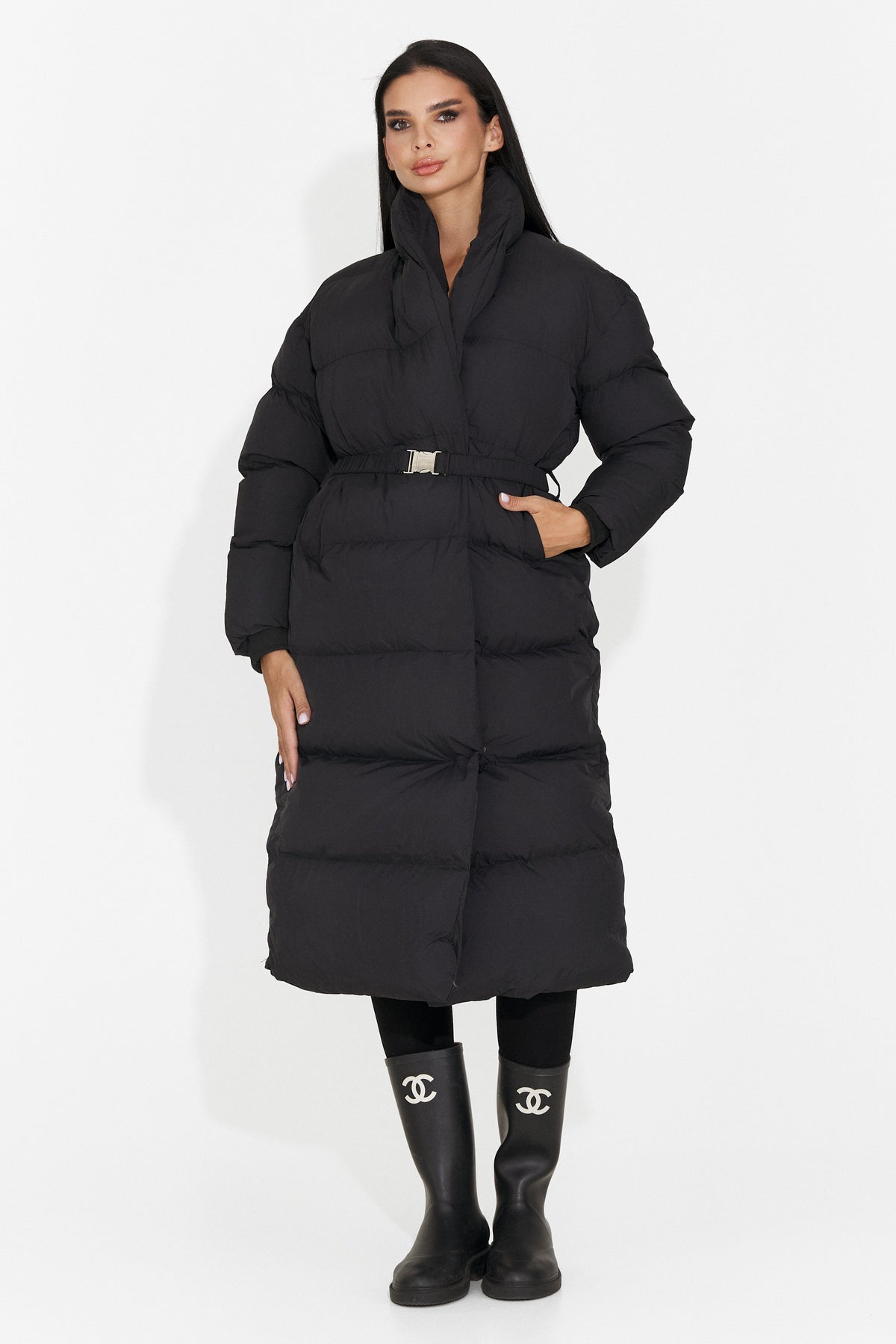 Geaca casual neagra Pranenoena Bogas