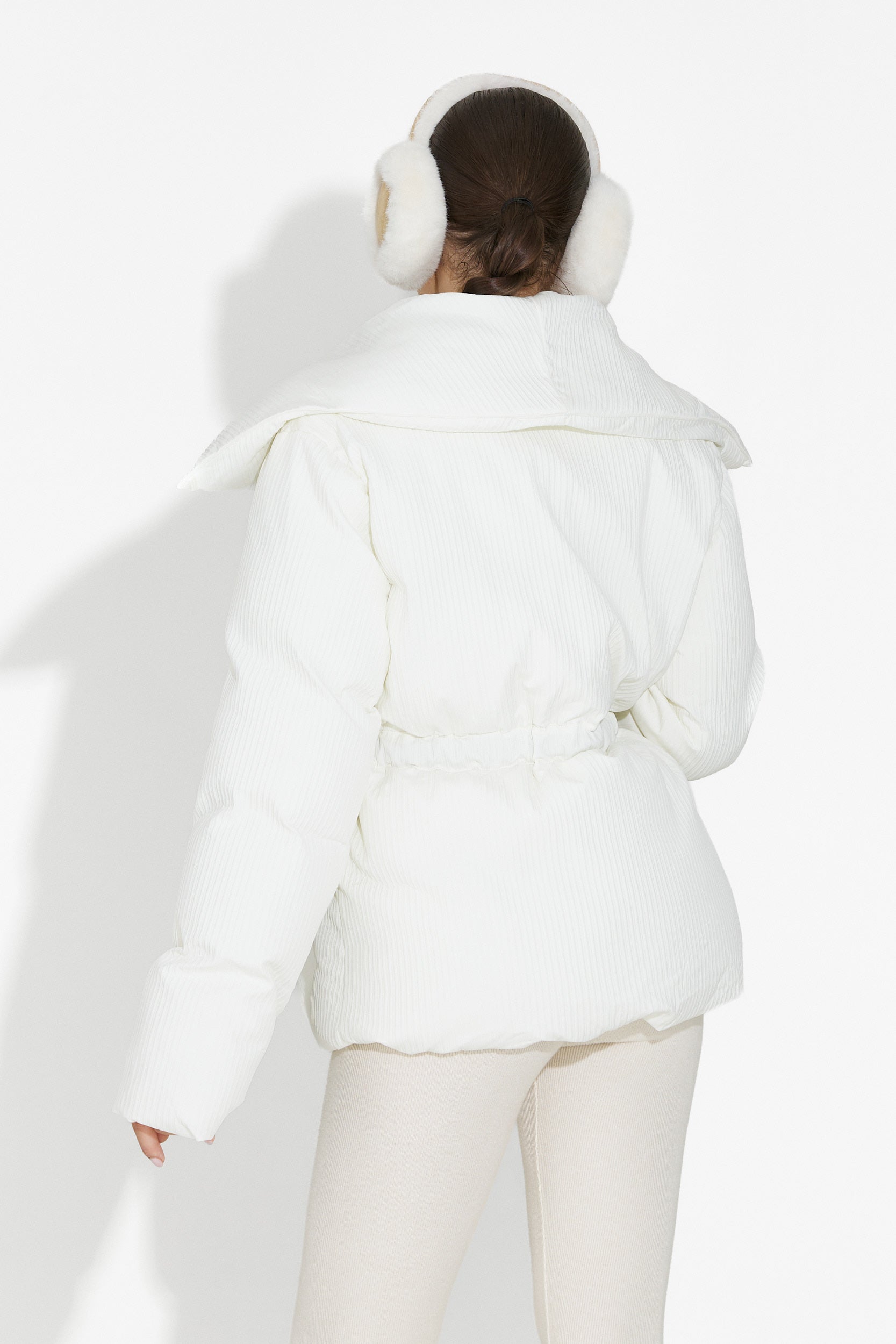 Geaca dama casual alba Eonica Bogas