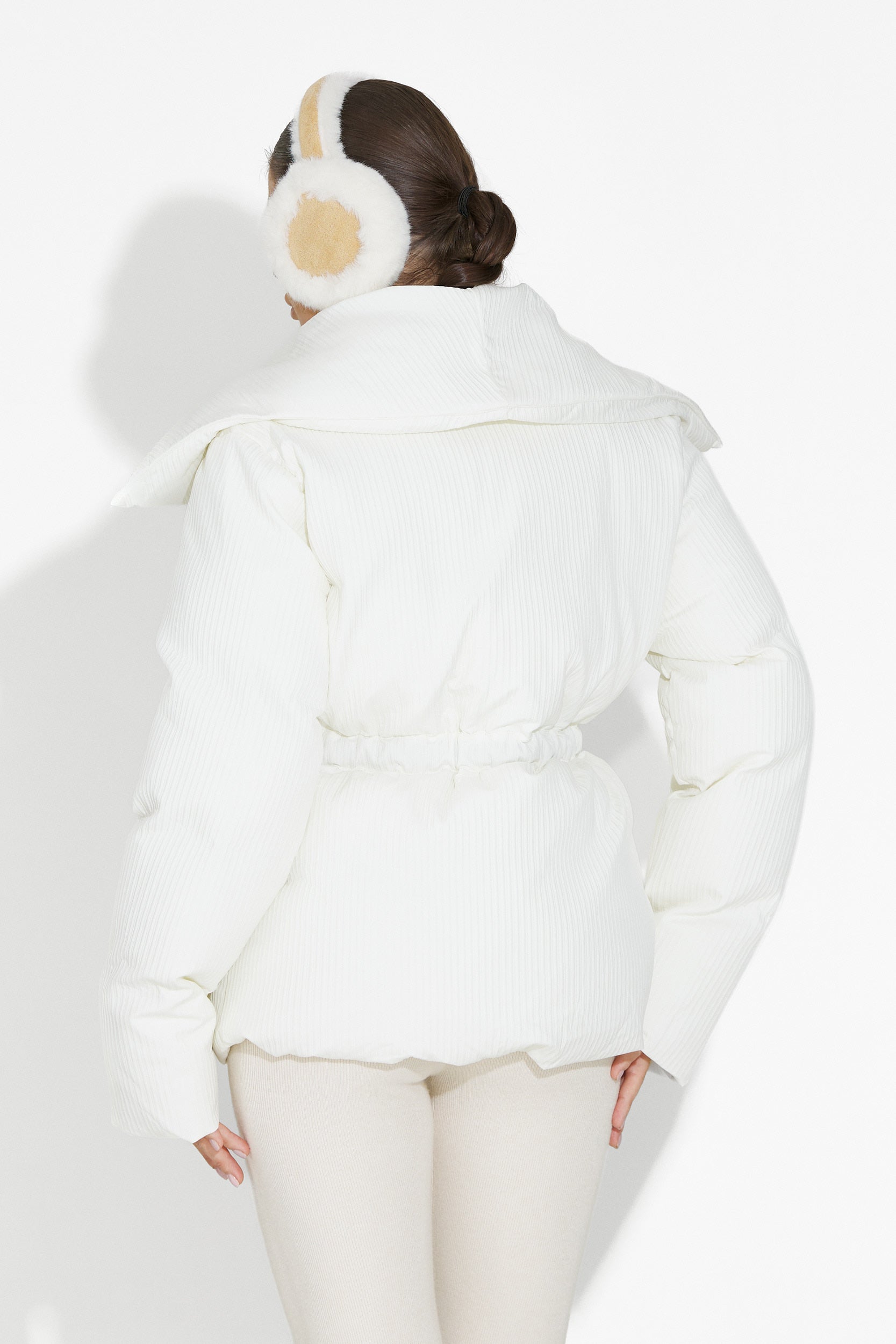 Geaca dama casual alba Eonica Bogas