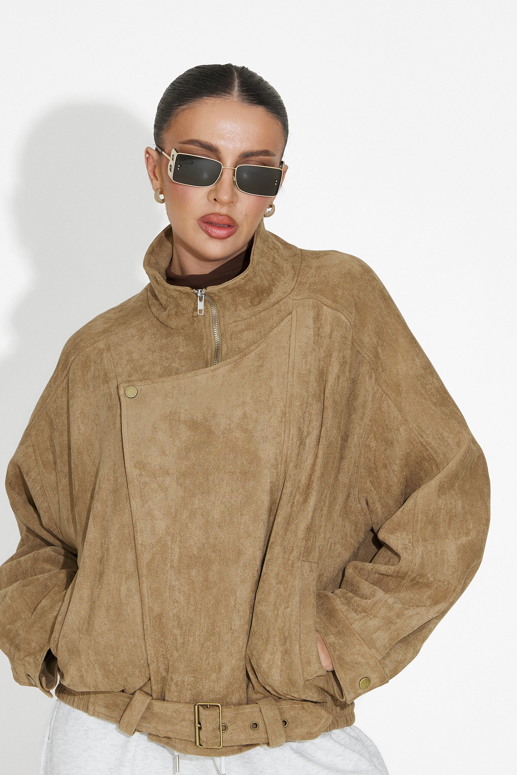 Geaca dama casual bej Ismoria Bogas