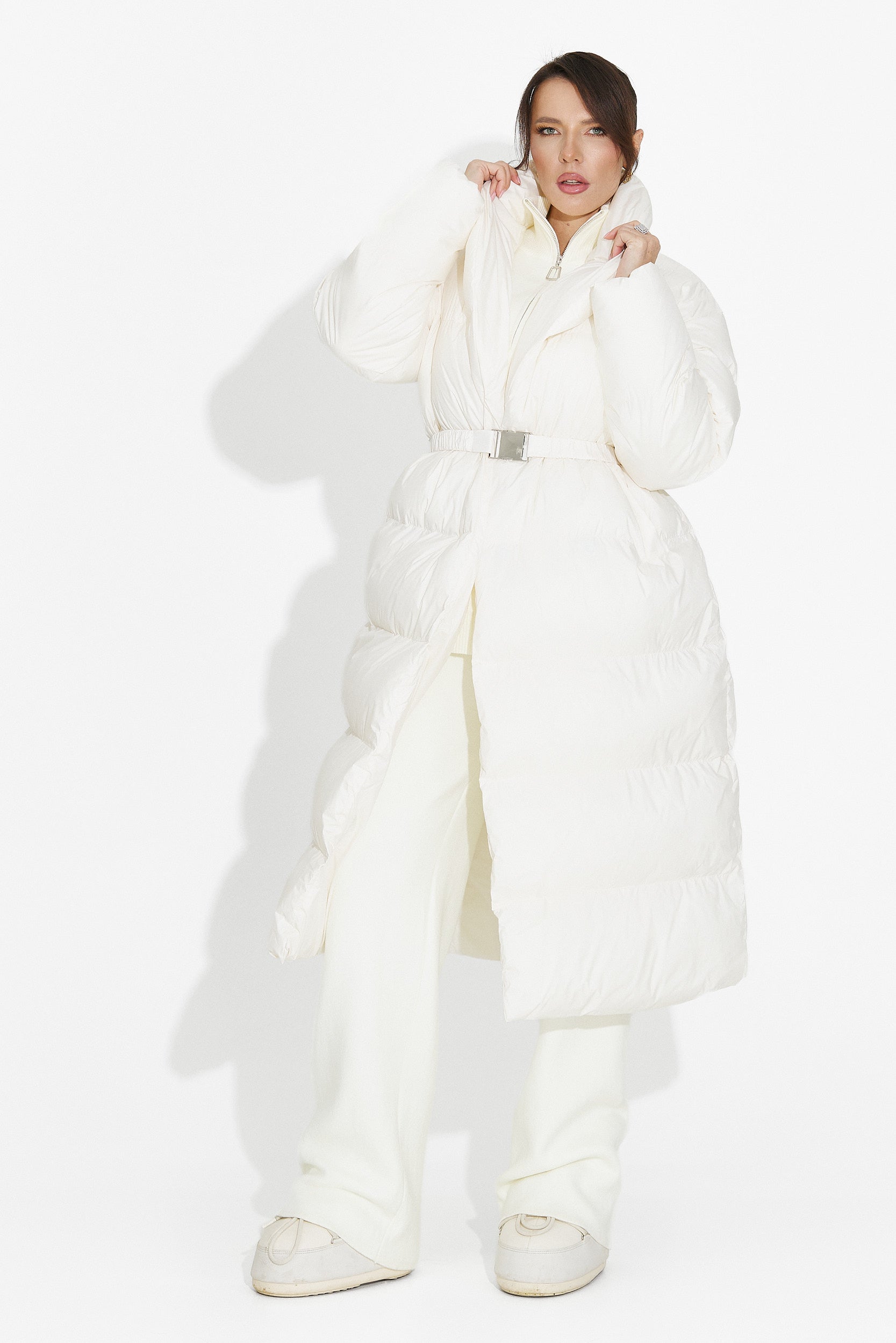 Beige casual women's jacket Kisalia Bogas