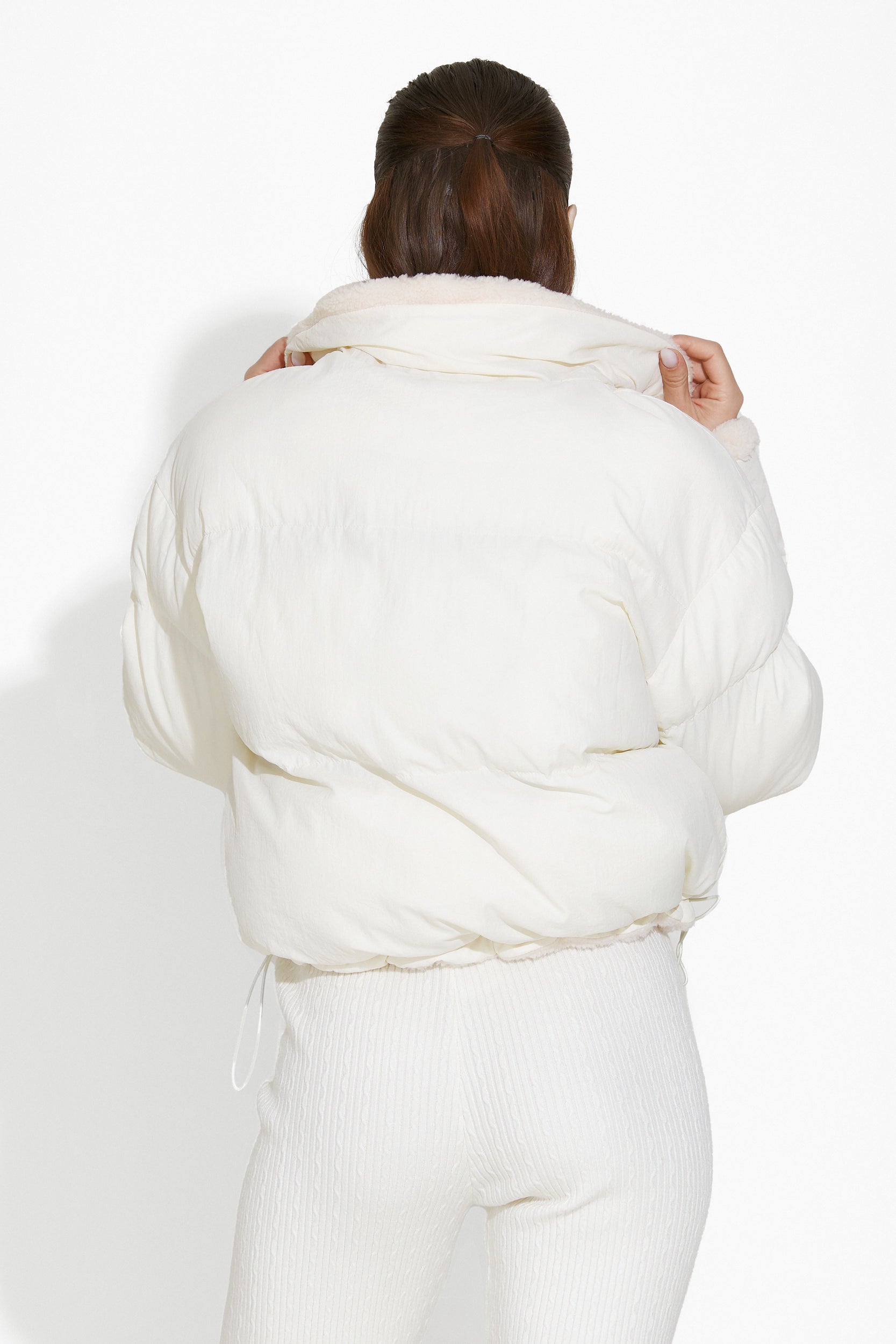 Naela Bogas Casual Beige Women's Jacket