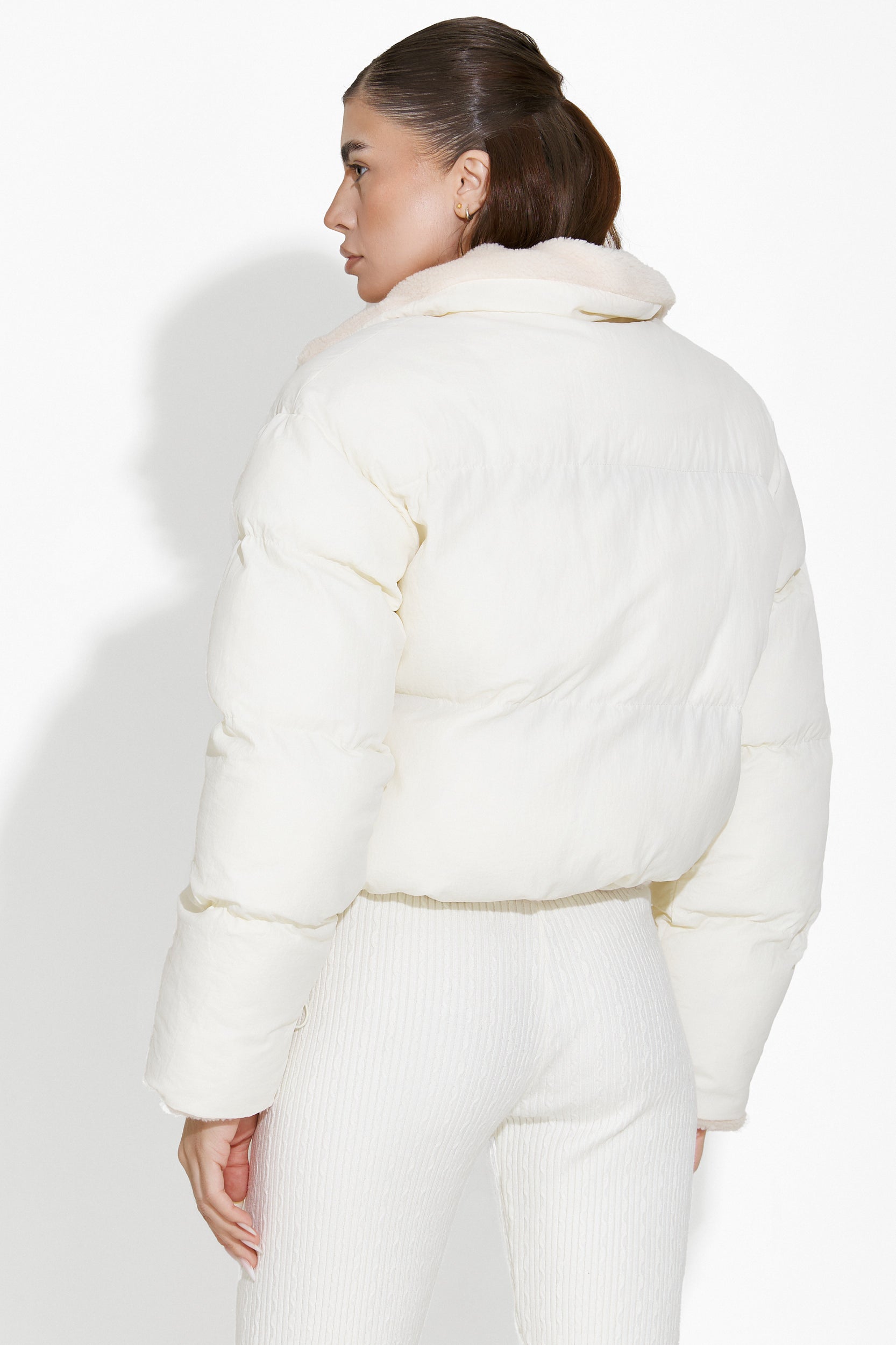 Naela Bogas Casual Beige Women's Jacket