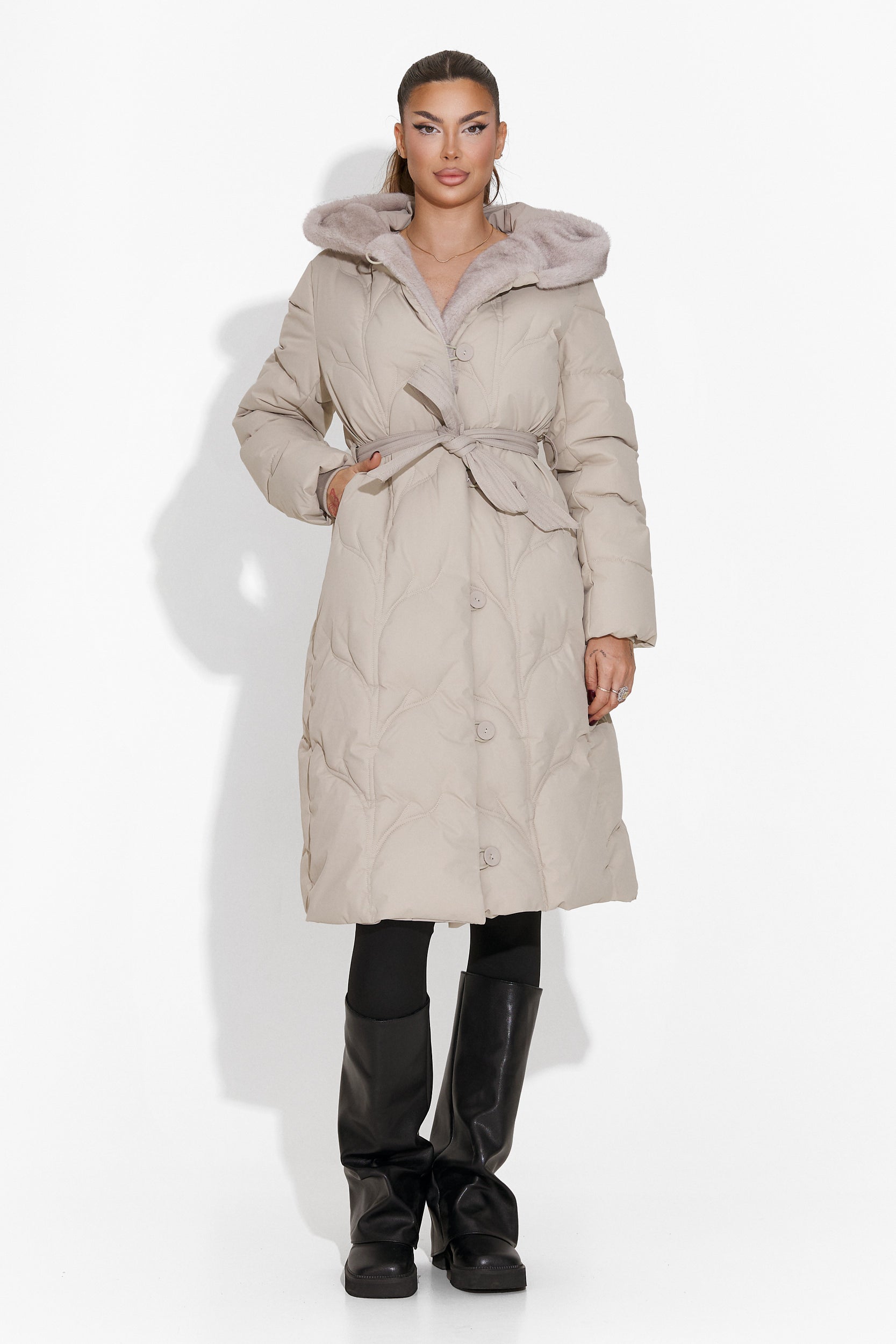 Synergy Bogas Casual Beige Women's Jacket