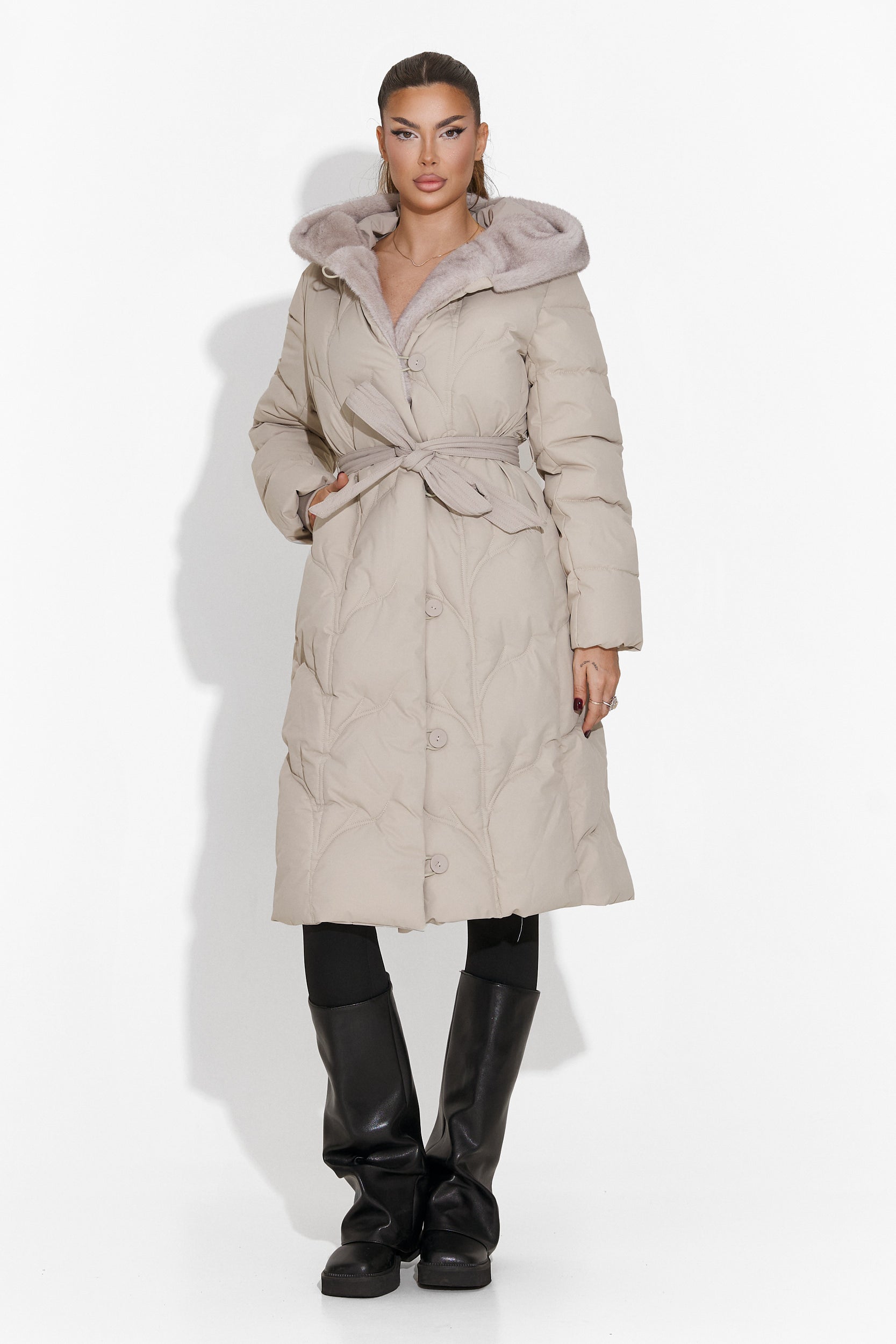 Synergy Bogas Casual Beige Women's Jacket