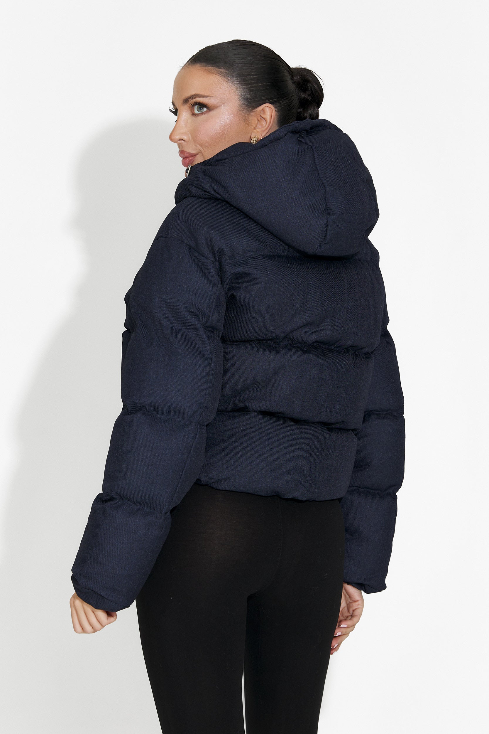 Luisana Bogas Navy Blue Casual Women's Jacket