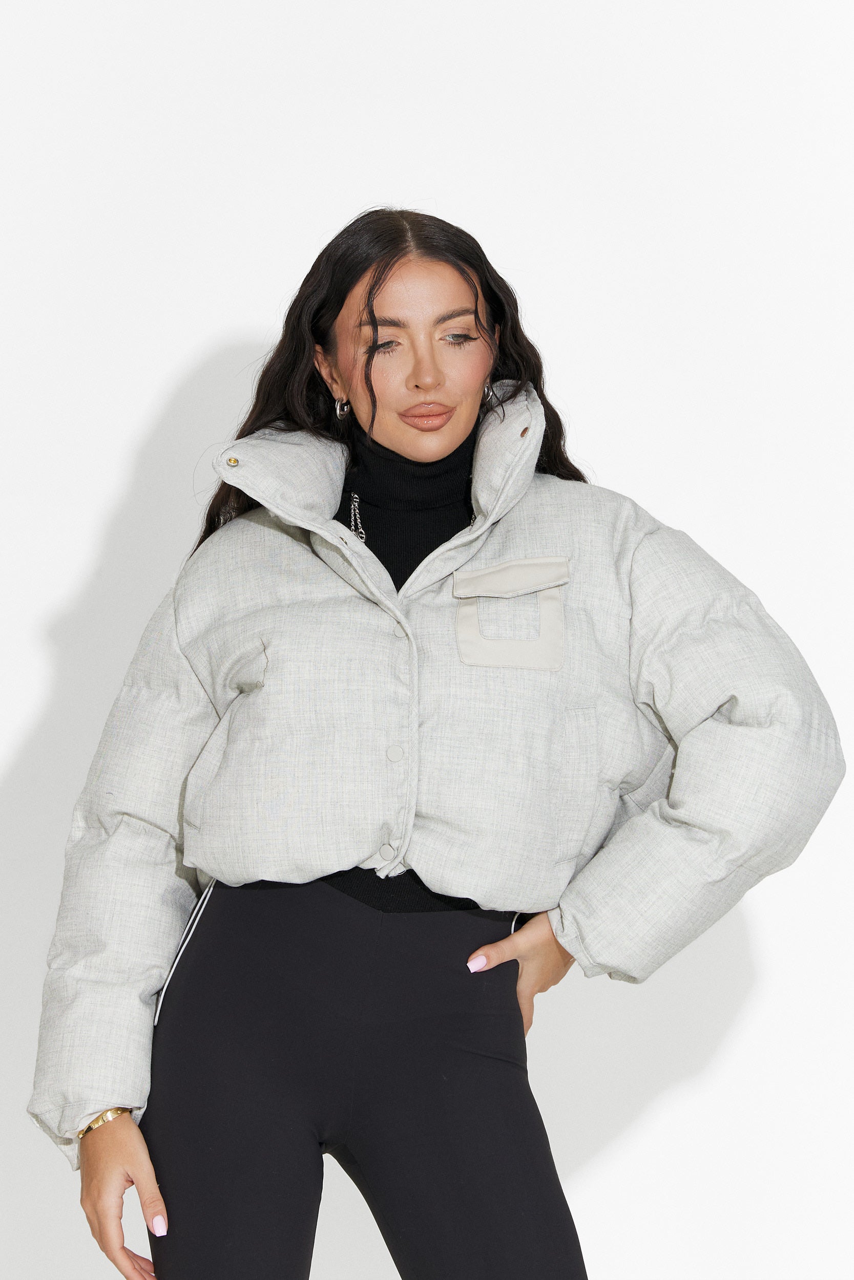 Women's casual gray jacket Elvora Bogas