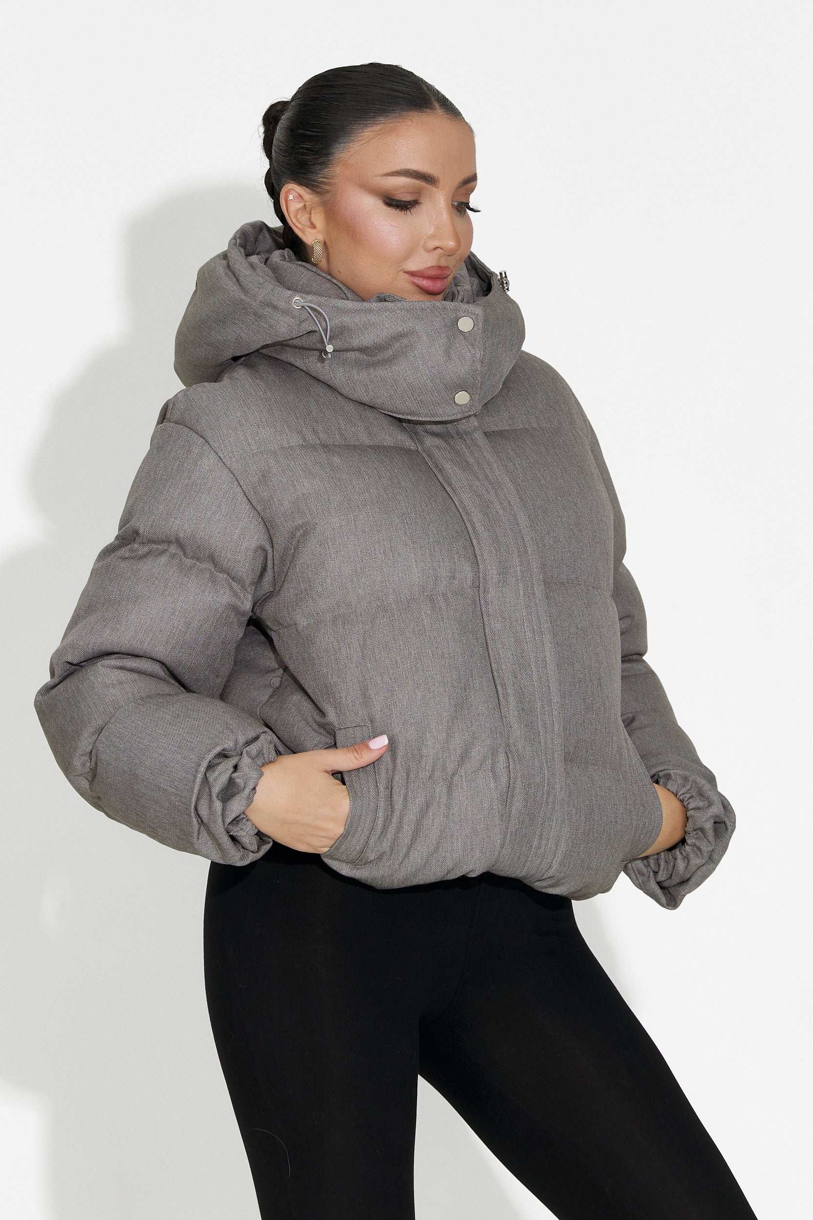 Luisana Bogas Casual Grey Ladies Jacket