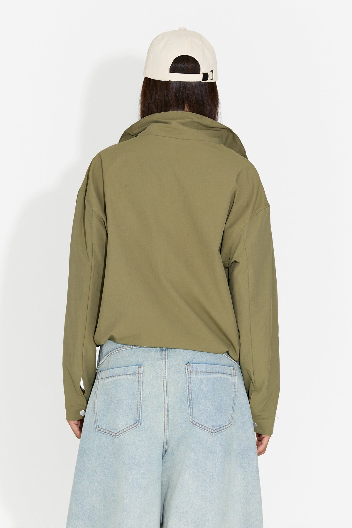 Geaca dama casual kaki Zoerina Bogas