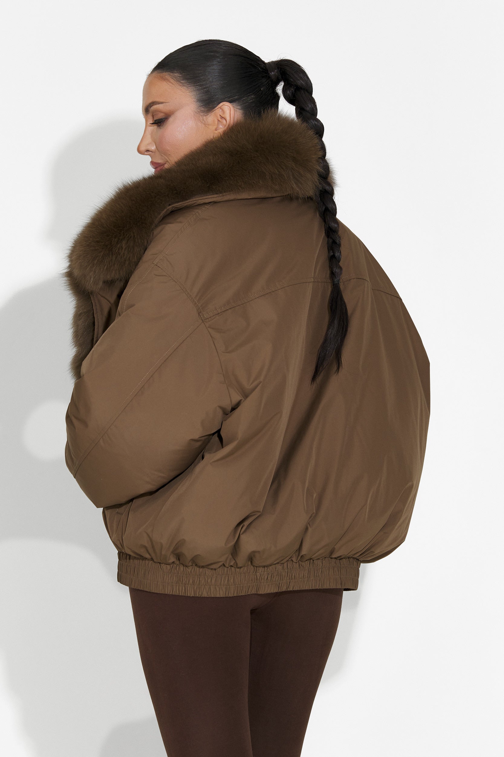 Arvion Bogas Casual Brown Women's Jacket