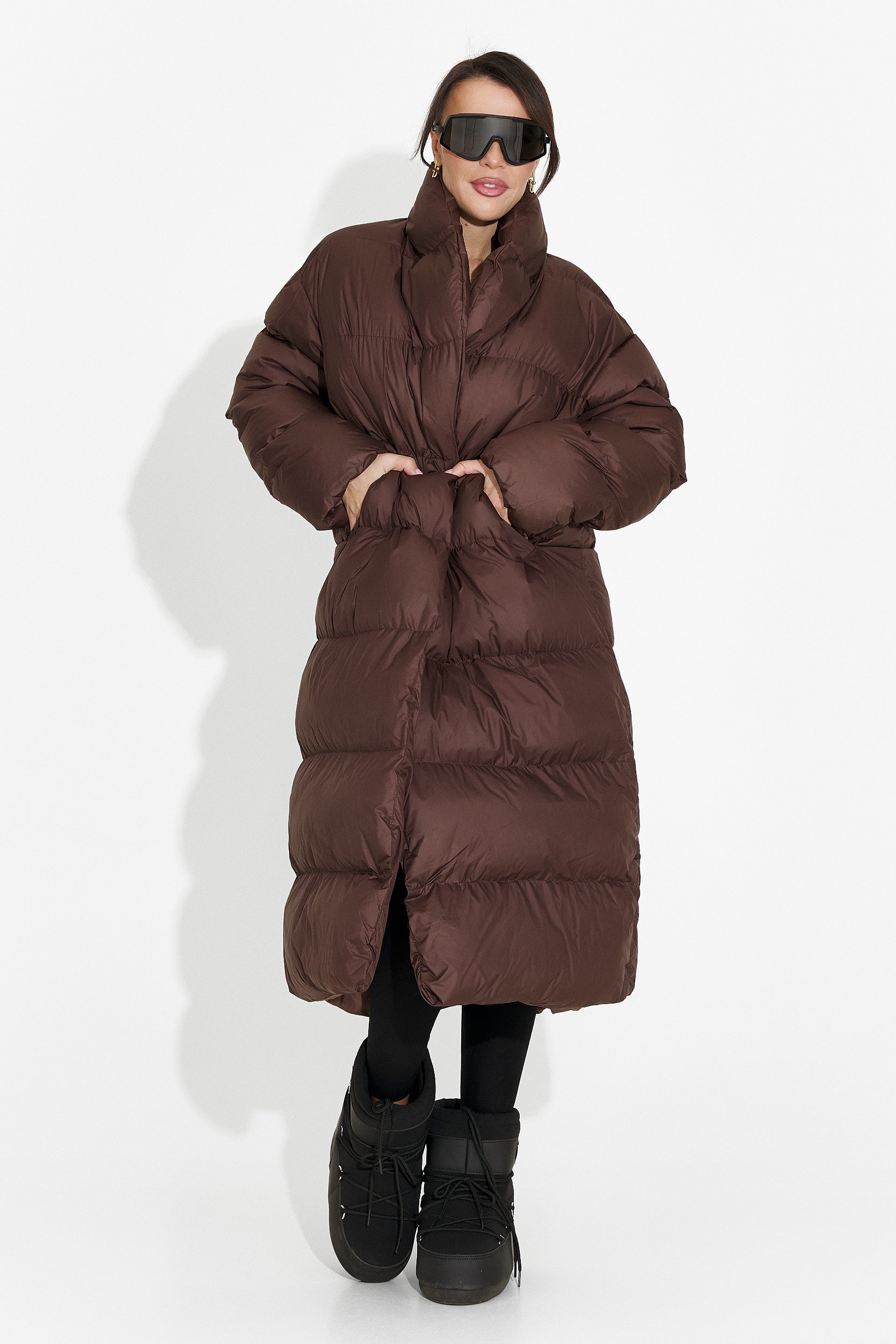 Women's casual brown jacket Kisalia Bogas