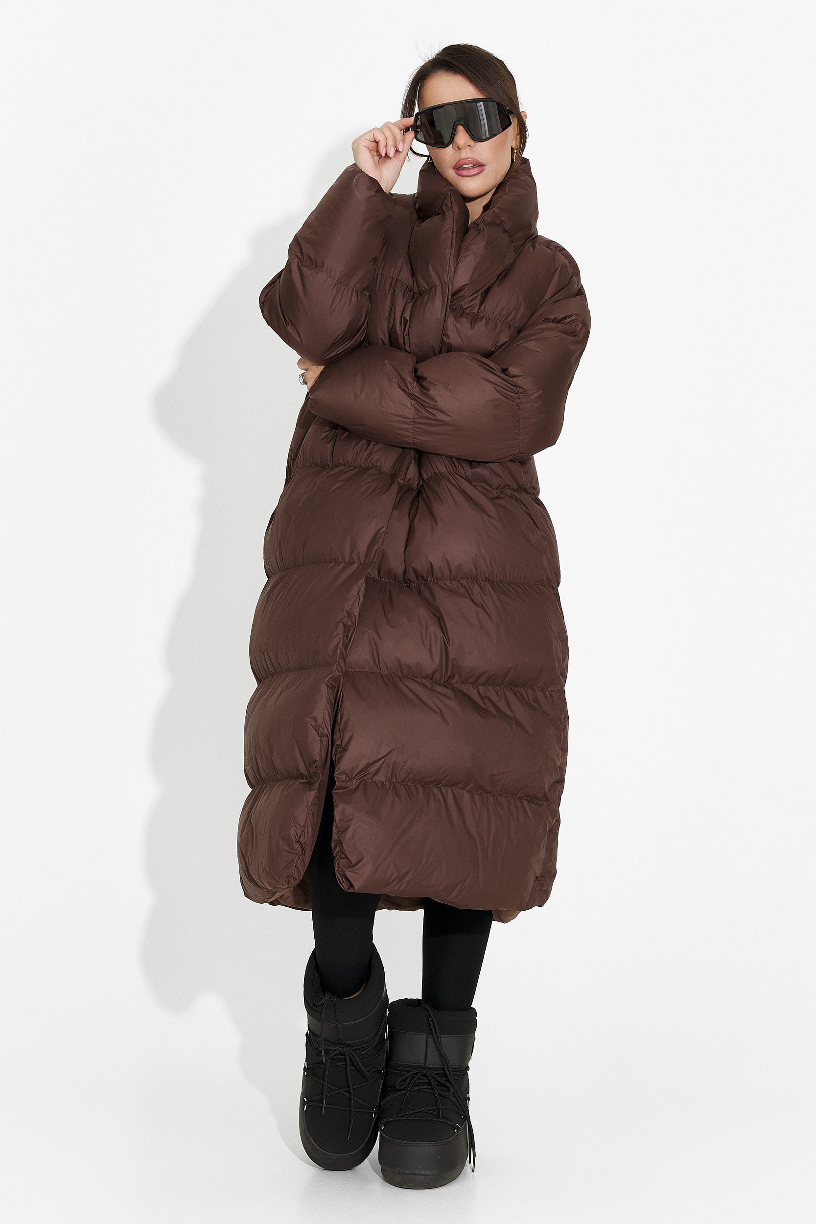 Women's casual brown jacket Kisalia Bogas