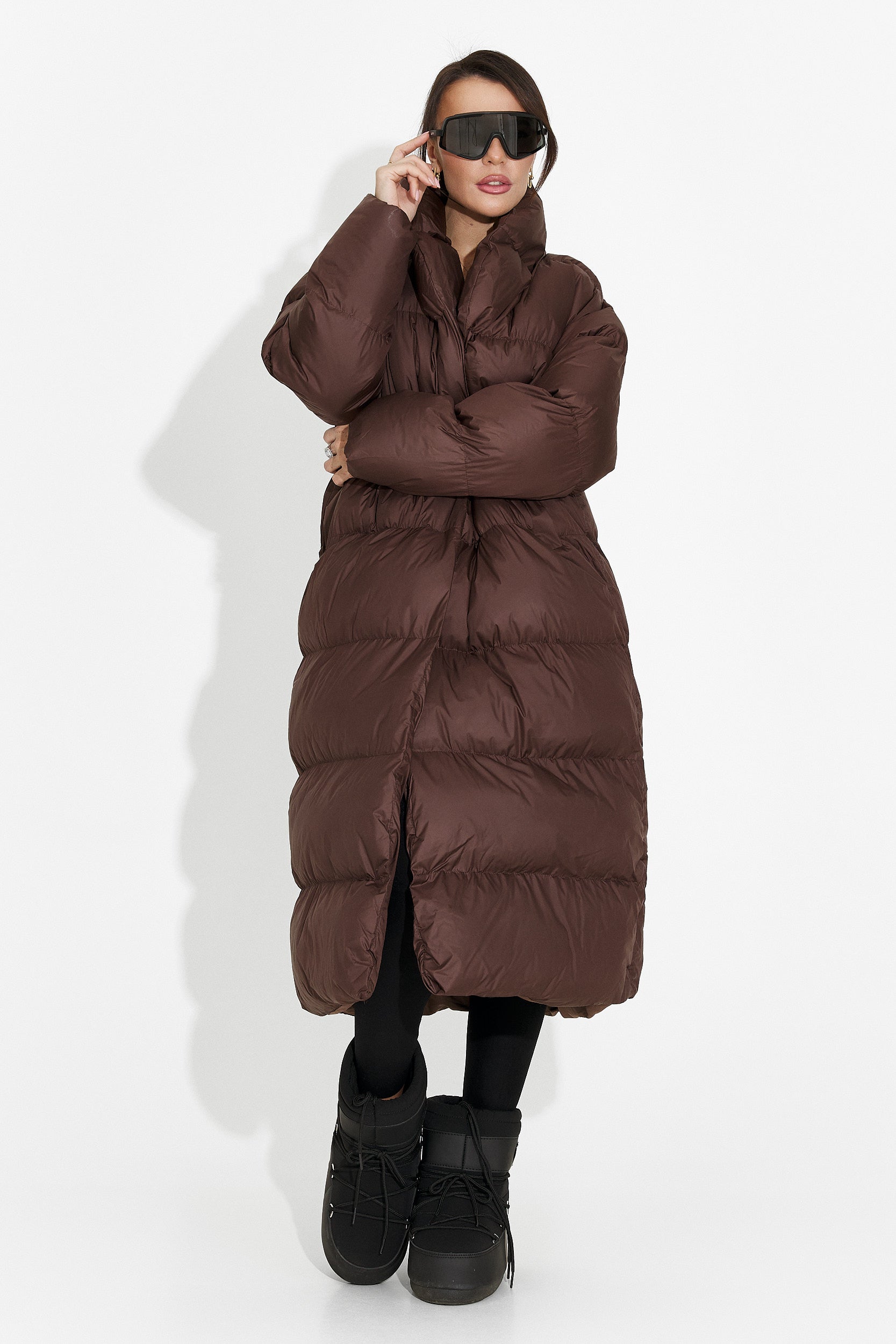 Women's casual brown jacket Kisalia Bogas