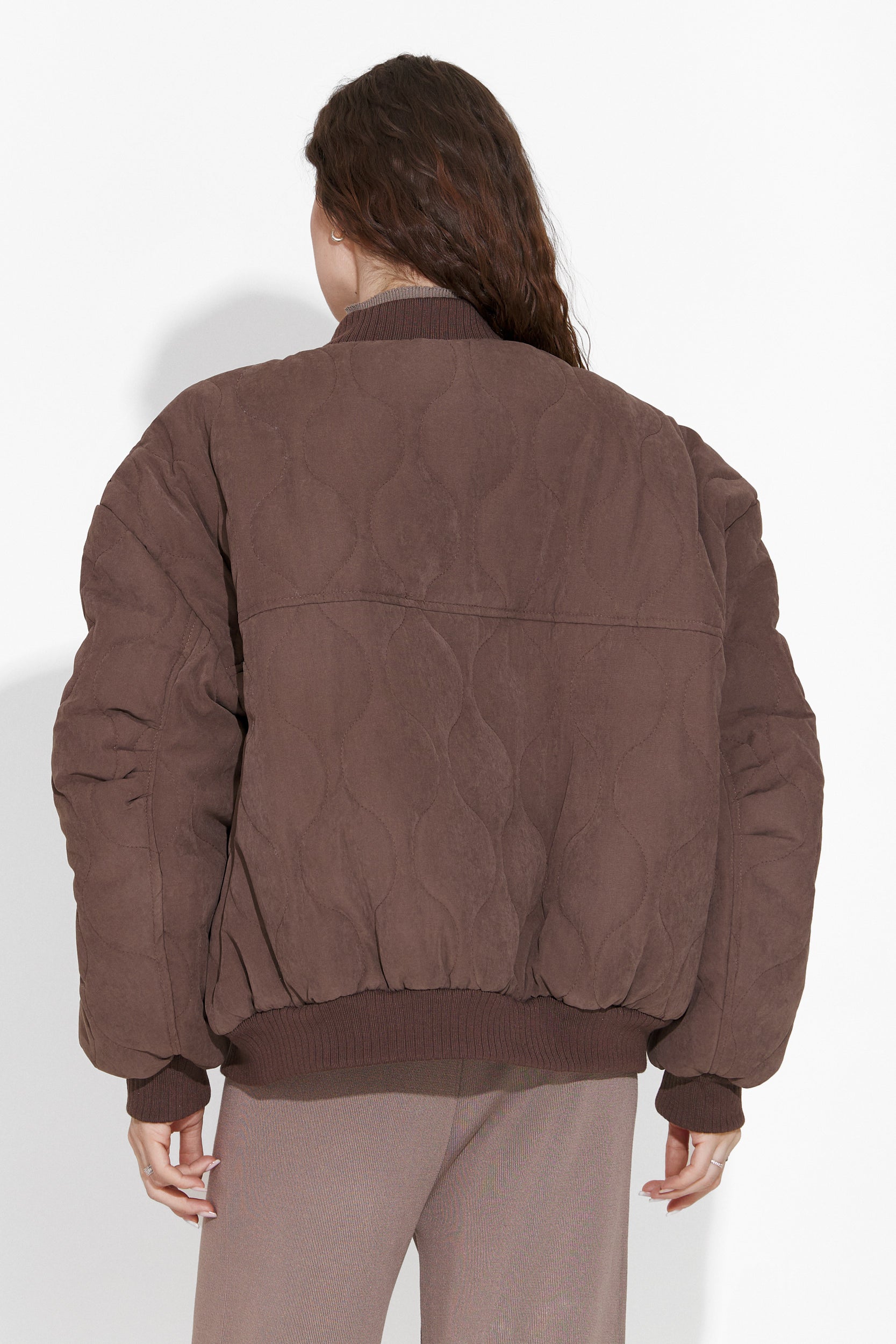 Winfrey Bogas Casual Brown Women's Jacket