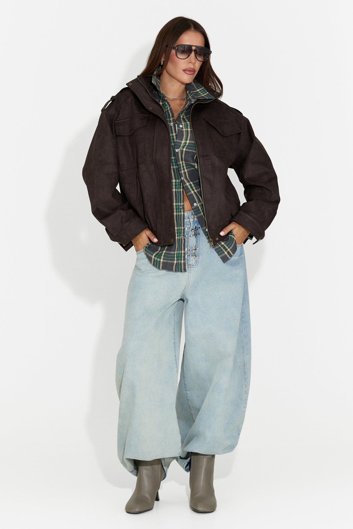 Geaca dama casual neagra Renoya Bogas