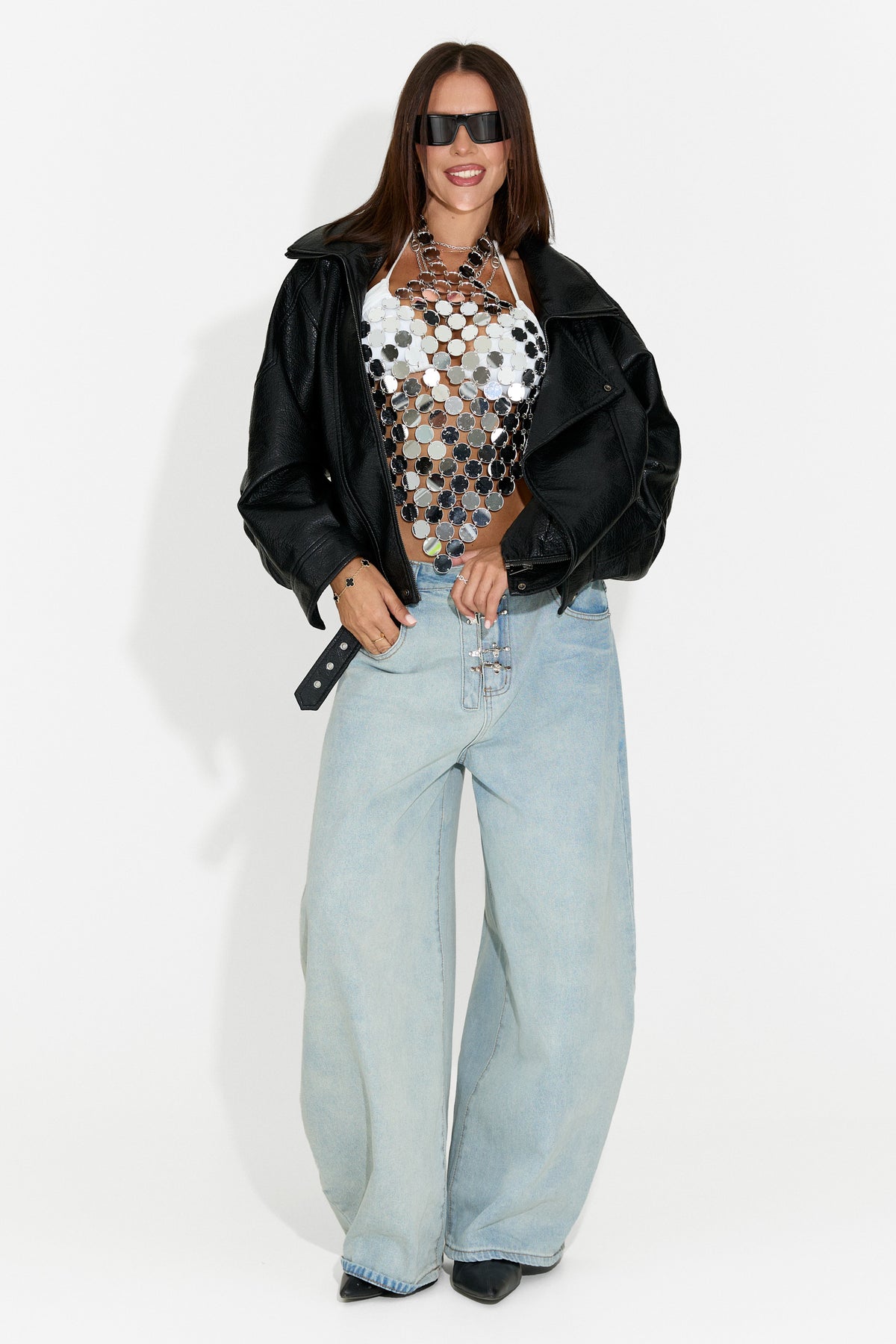 Geaca dama casual neagra Scatonia Bogas