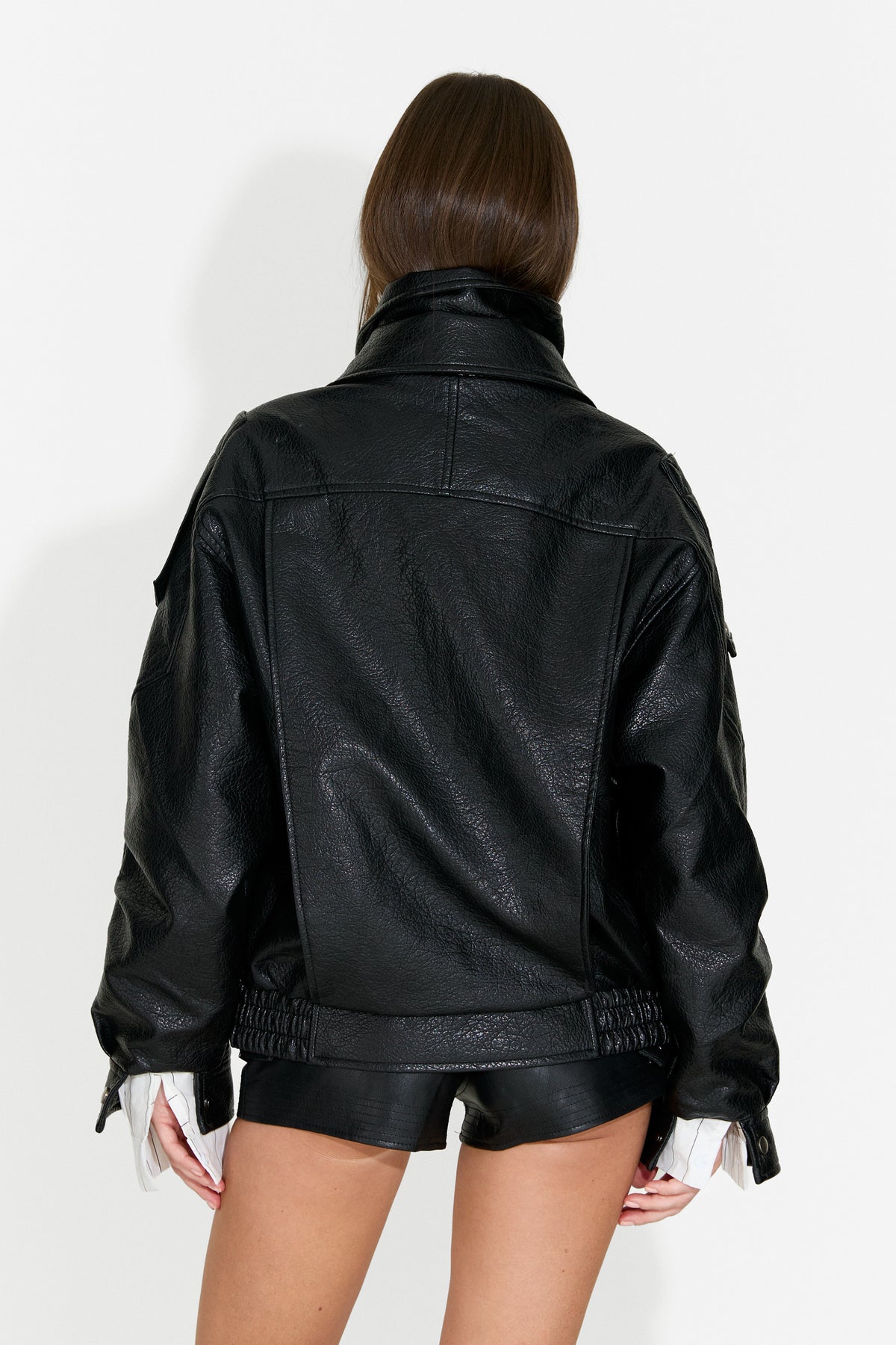 Geaca dama casual neagra Scatonia Bogas