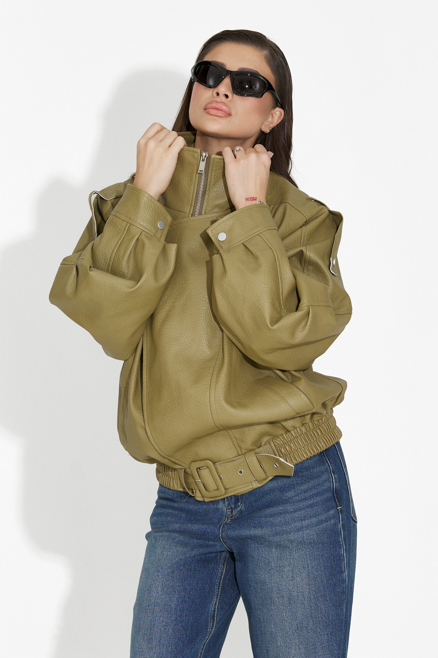 Softina Bogas Khaki Women's Jacket