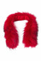 Fezilia Bogas Red Natural Fur Collar