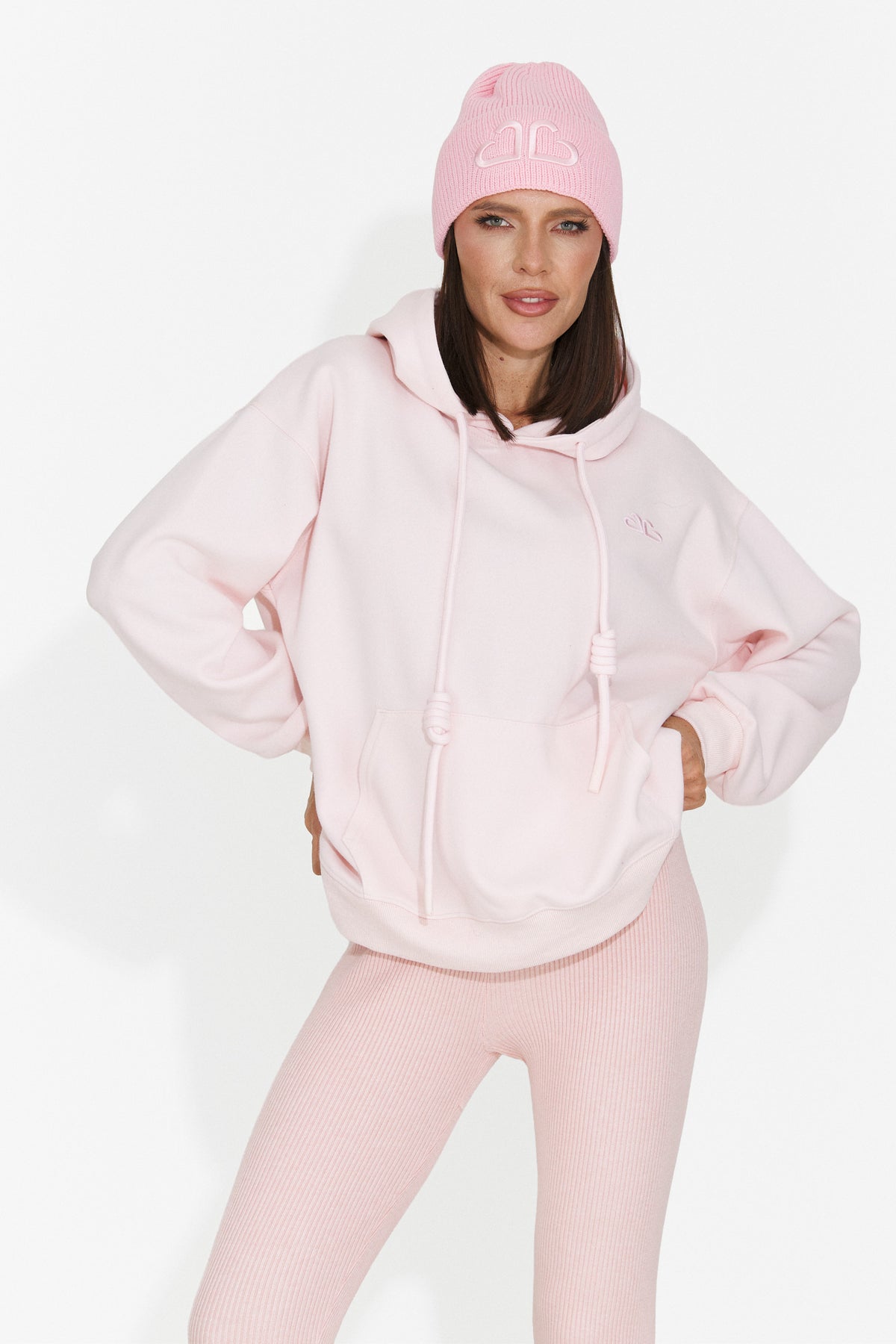 Hanorac casual roz Ciratonia Bogas