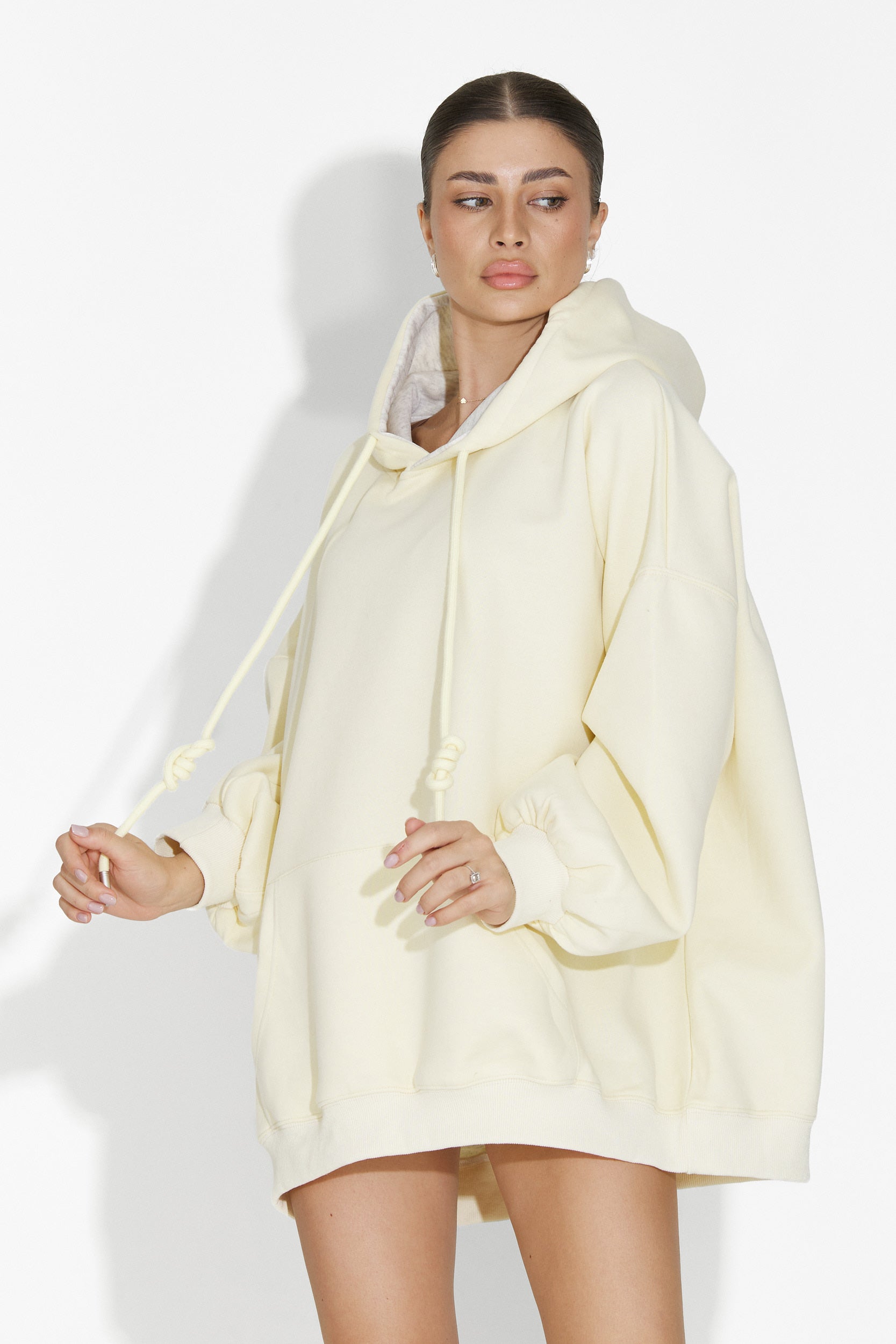 Hanorac dama casual galben Noblesa Bogas