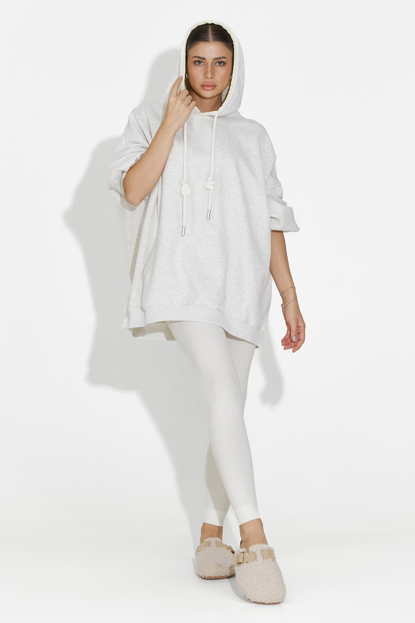 Hanorac dama casual gri Noblesa Bogas