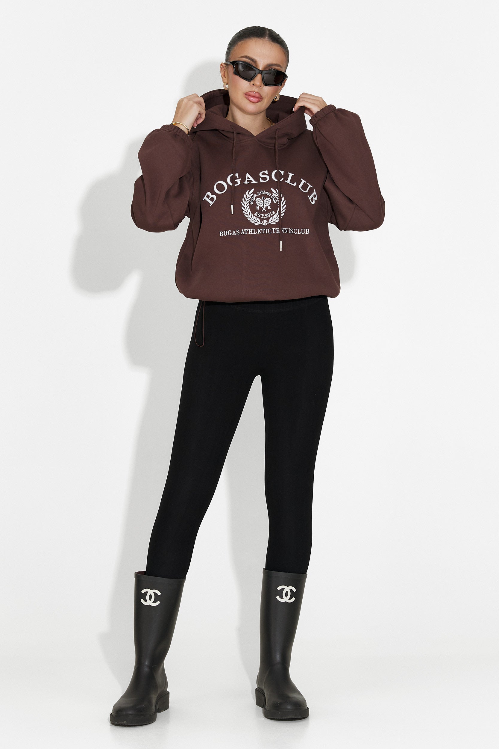 Rinalis Bogas Casual Brown Ladies Hoodie